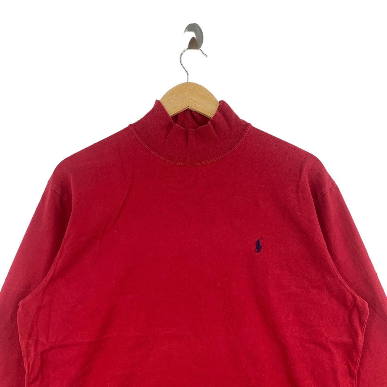 Vintage Vintage 90’ POLO RALPH LAUREN Golf Turtleneck Tee Shirt Top Size L / US 10 / IT 46 - 2 Thumbnail