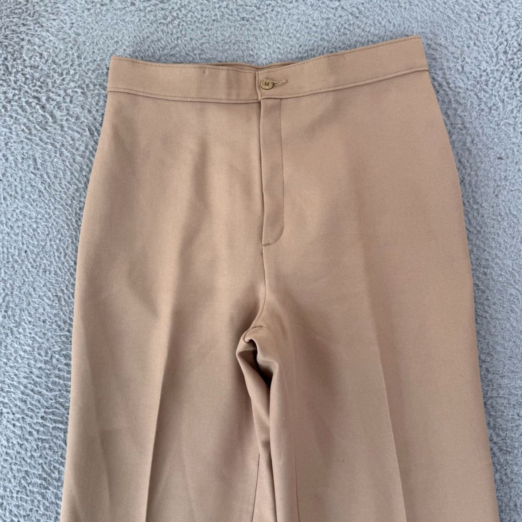 Levi's VINTAGE Levis Panatela Pants Mens 30x27 Beige Dress Slacks Pleated 70s Disco USA Size US 30 / EU 46 - 3 Thumbnail