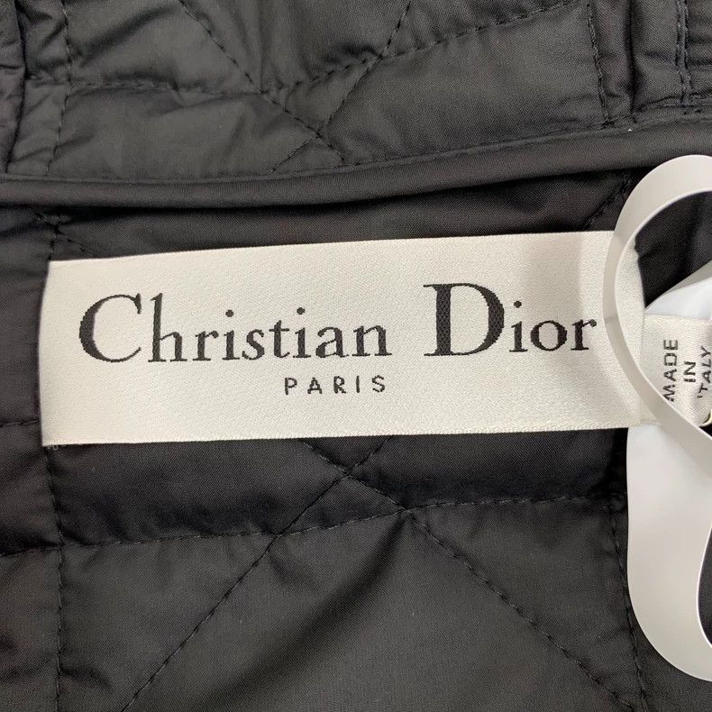 Dior Dior Black diamond plaid bee embroidery hooded drawstring Size XXS / US 00 / IT 34 - 6 Thumbnail
