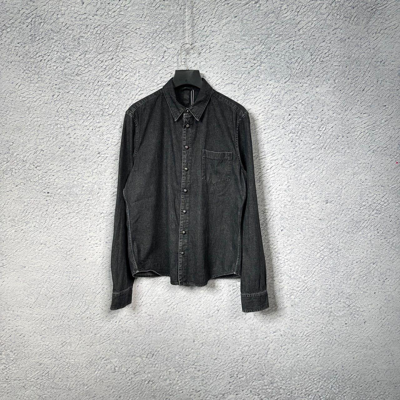 Chrome Hearts chrome hearts denim shirt with silver details Size US L / EU 52-54 / 3 - 1 Thumbnail