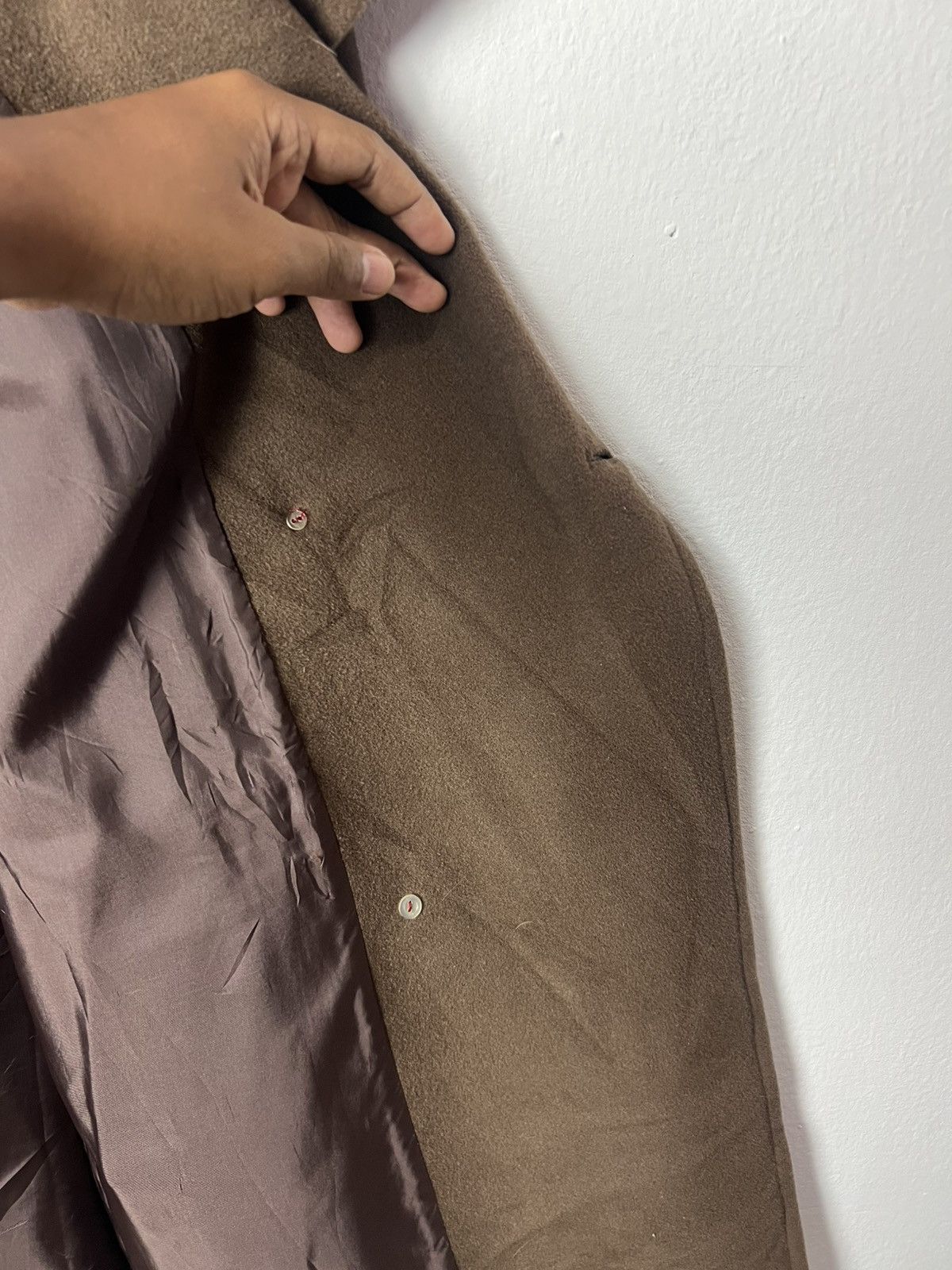 Balenciaga Balenciaga Wool Brown Coat Size US L / EU 52-54 / 3 - 18 Thumbnail