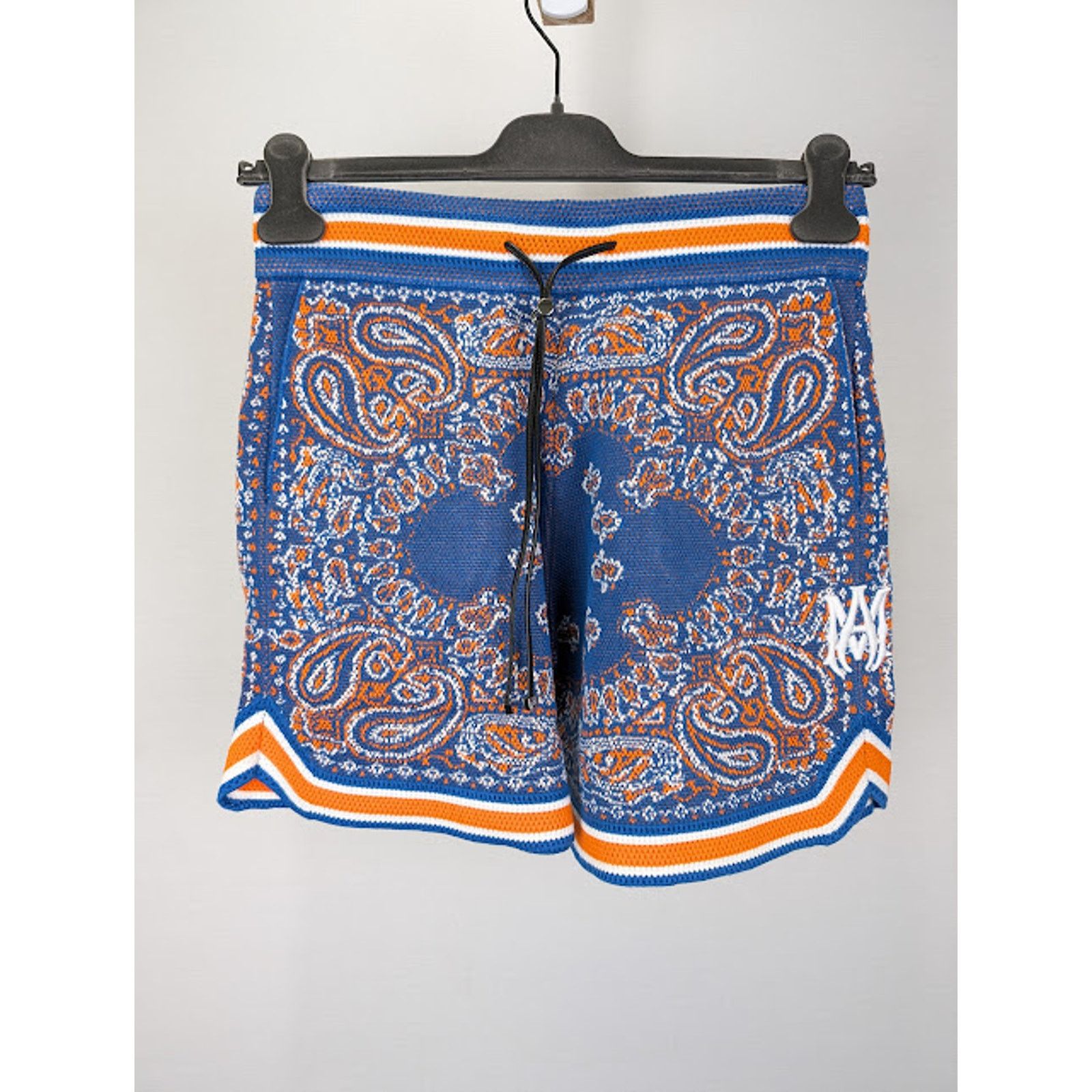o1rshd1 Q: 2/ Bandana Nyc Exclusive Shorts in Blue / Orange