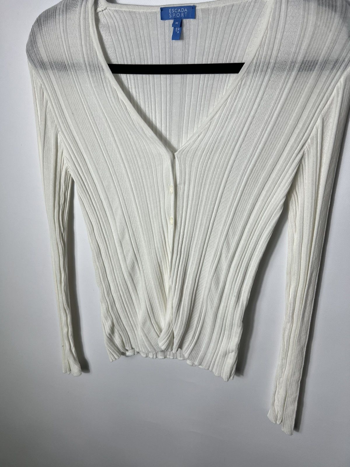 Escada Sport Vintage luxury avant Garde Escada Sport Button Up Cardigan Size M / US 6-8 / IT 42-44 - 3 Thumbnail