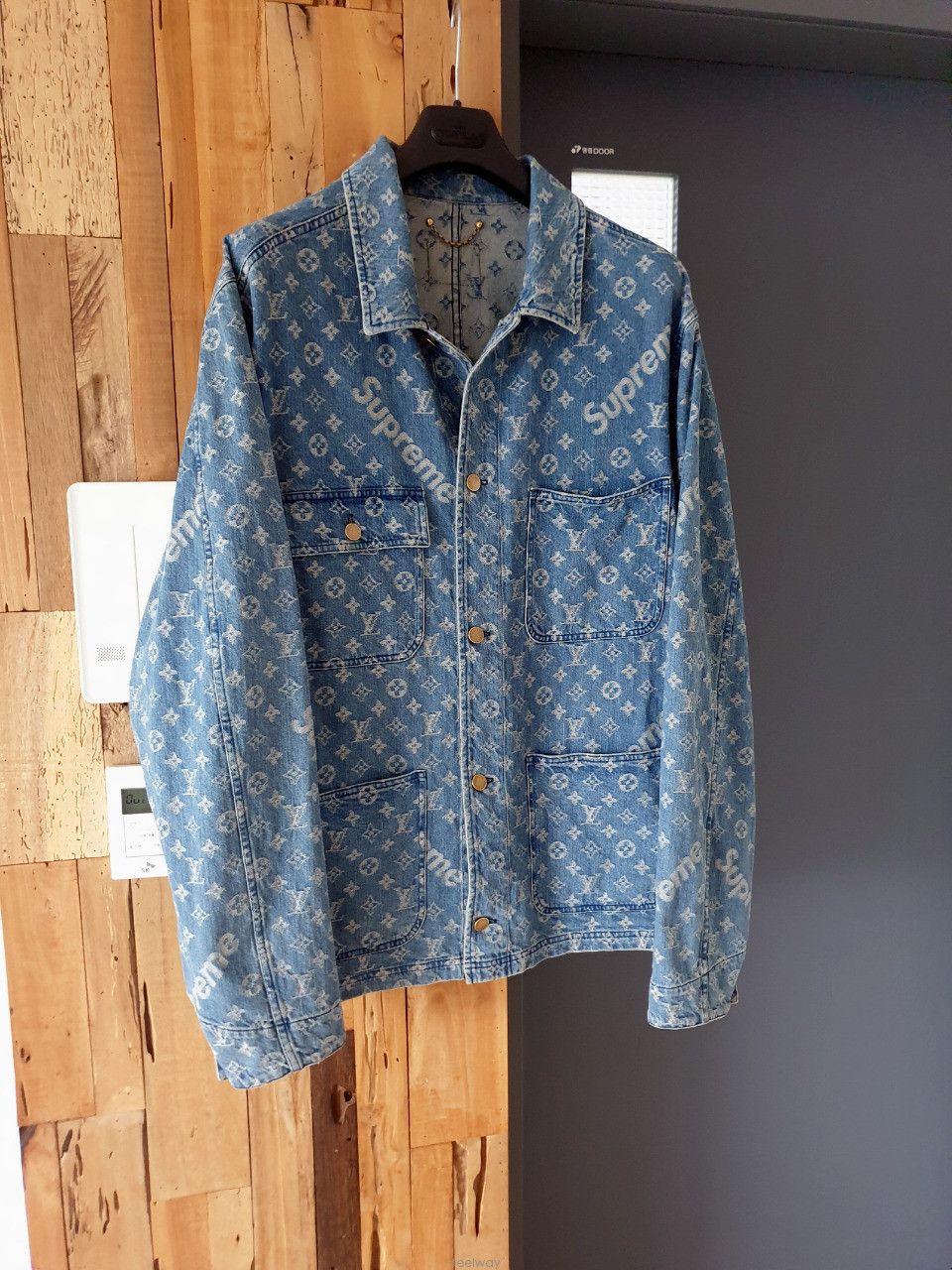 Louis Vuitton × Supreme Supreme x Louis Vuitton Denim Chor Jacket Size US XXL / EU 58 / 5 - 3 Thumbnail
