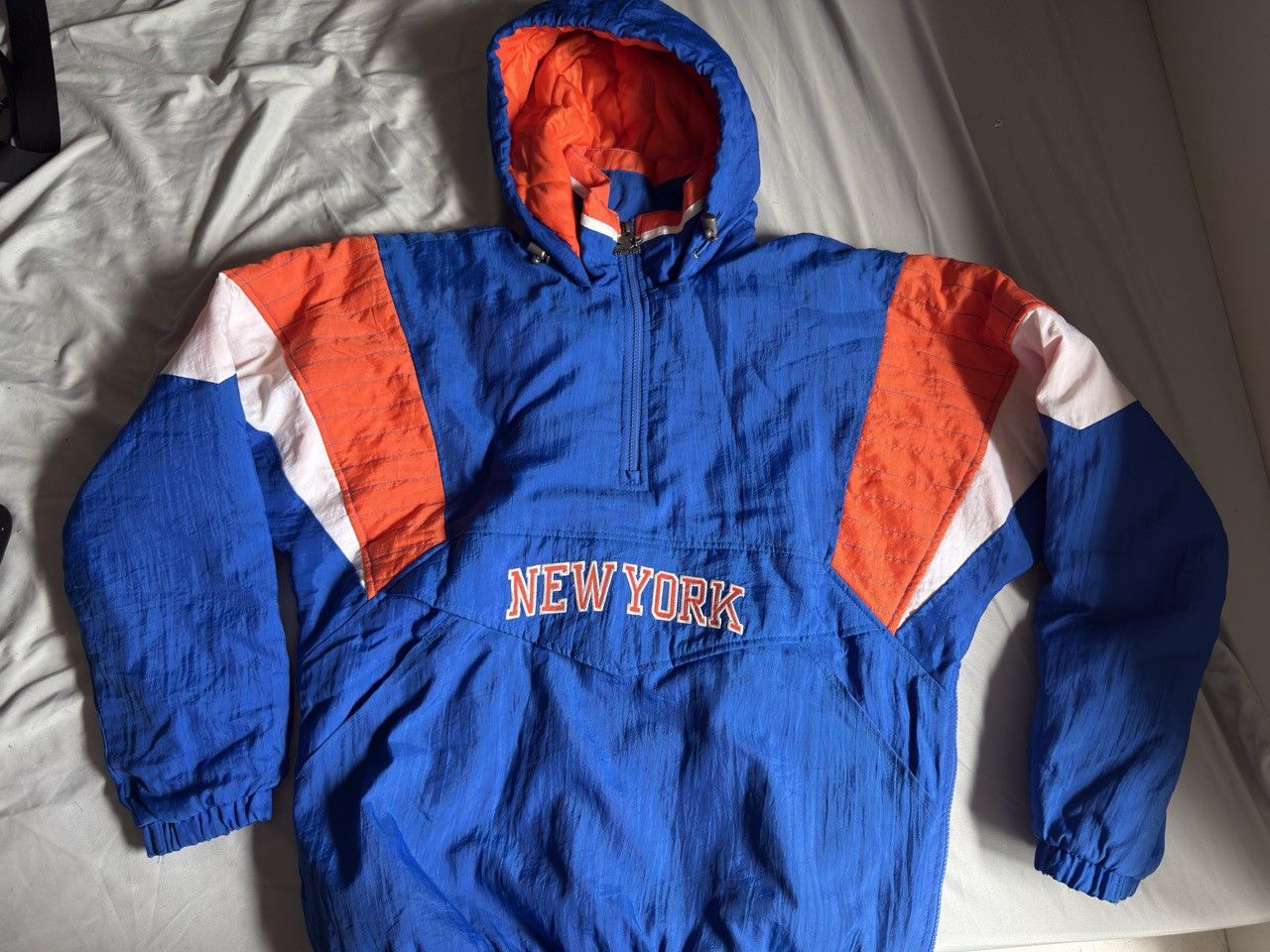 Starter New York Knicks Starter Bomber Jacket Medium Size US M / EU 48-50 / 2 - 2 Thumbnail
