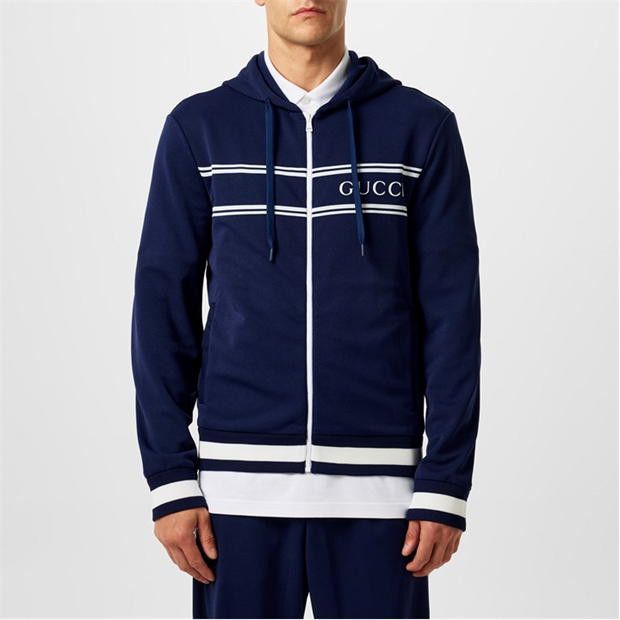 Gucci GUCCI Logo Zip Hoodie Size US L / EU 52-54 / 3 - 2 Thumbnail
