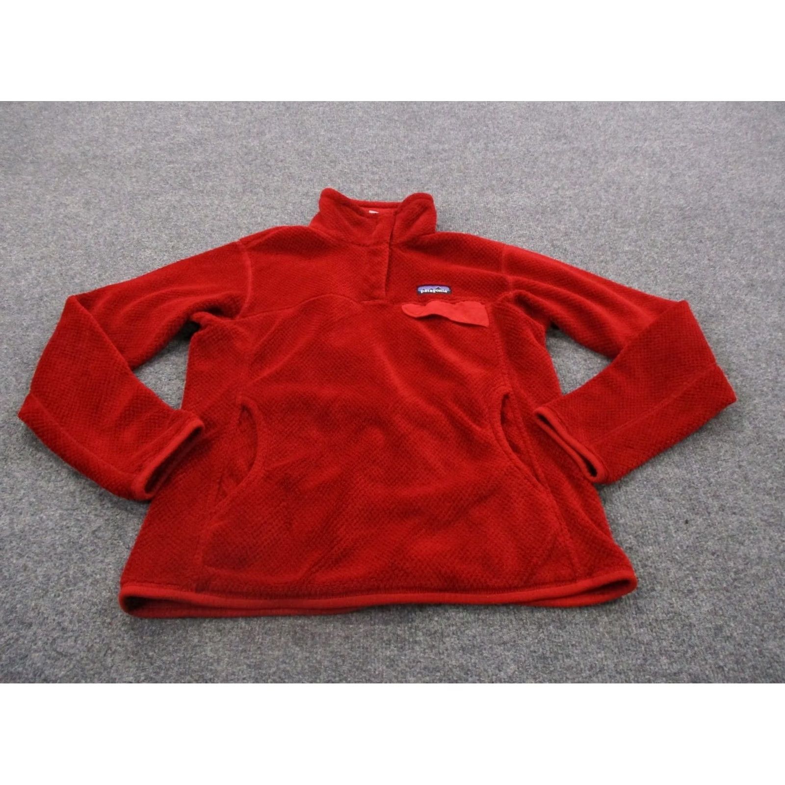 Patagonia Patagonia Jacket Womens M Red Snap Fleece Outdoor Casual Windproof Pockets Thermal 90s Style Womens Size M / US 6-8 / IT 42-44 - 2 Thumbnail