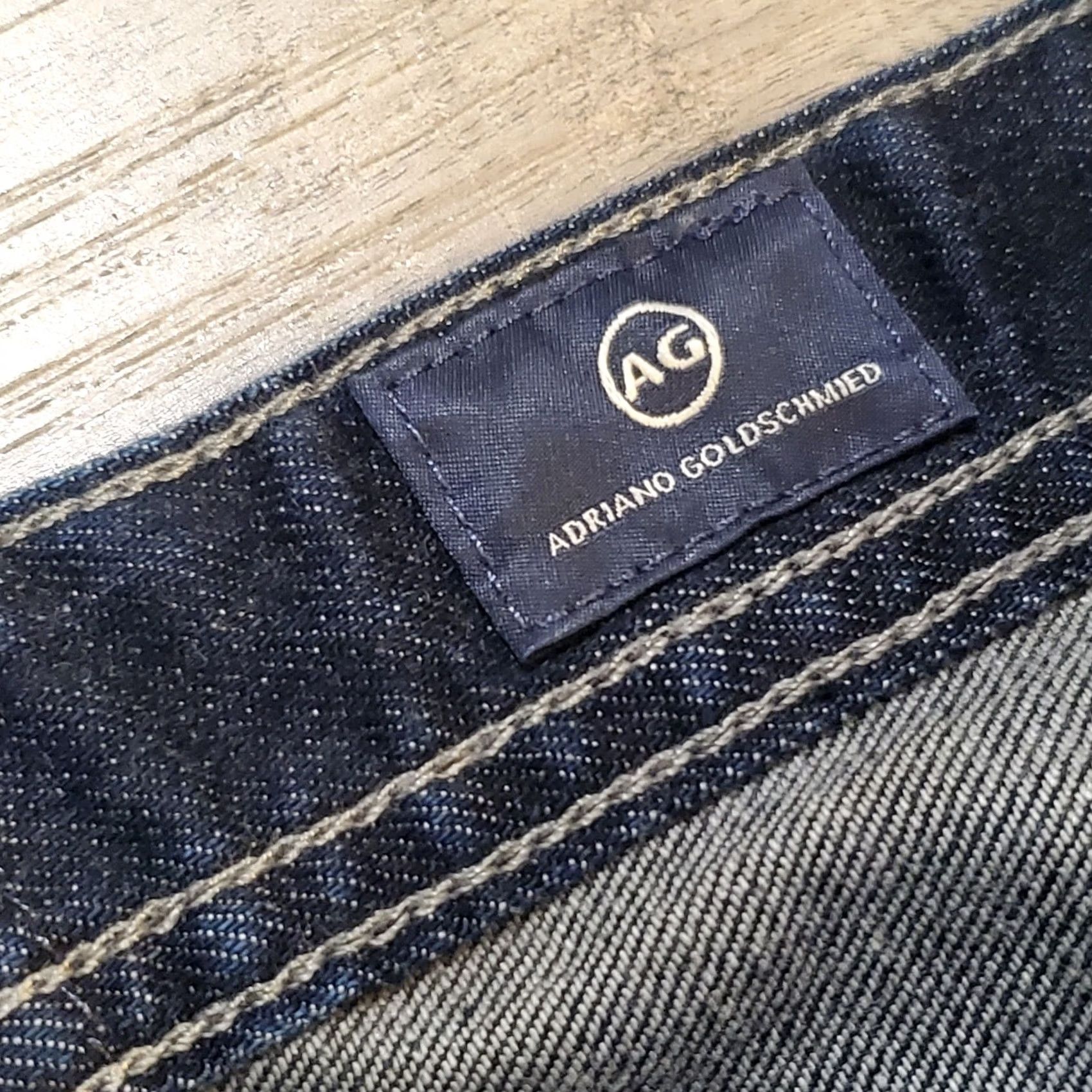 Vintage AG Adriano Goldschmied Jeans Mens 34 35 Blue Modern Athletic Fit Denim Ives Size US 34 / EU 50 - 6 Thumbnail