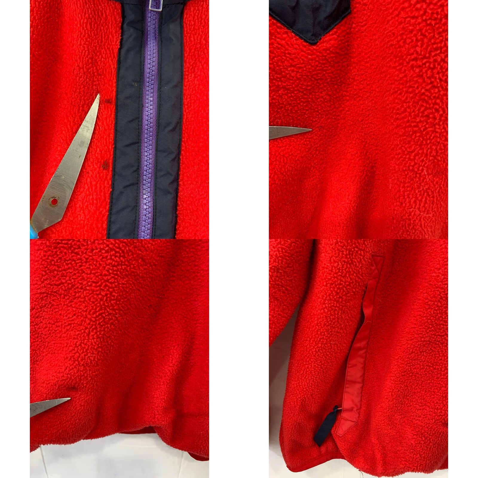 Patagonia VINTAGE Patagonia Synchilla Fleece Pullover Jacket Men’s L Red USA Snap-T Style Size US L / EU 52-54 / 3 - 8 Thumbnail