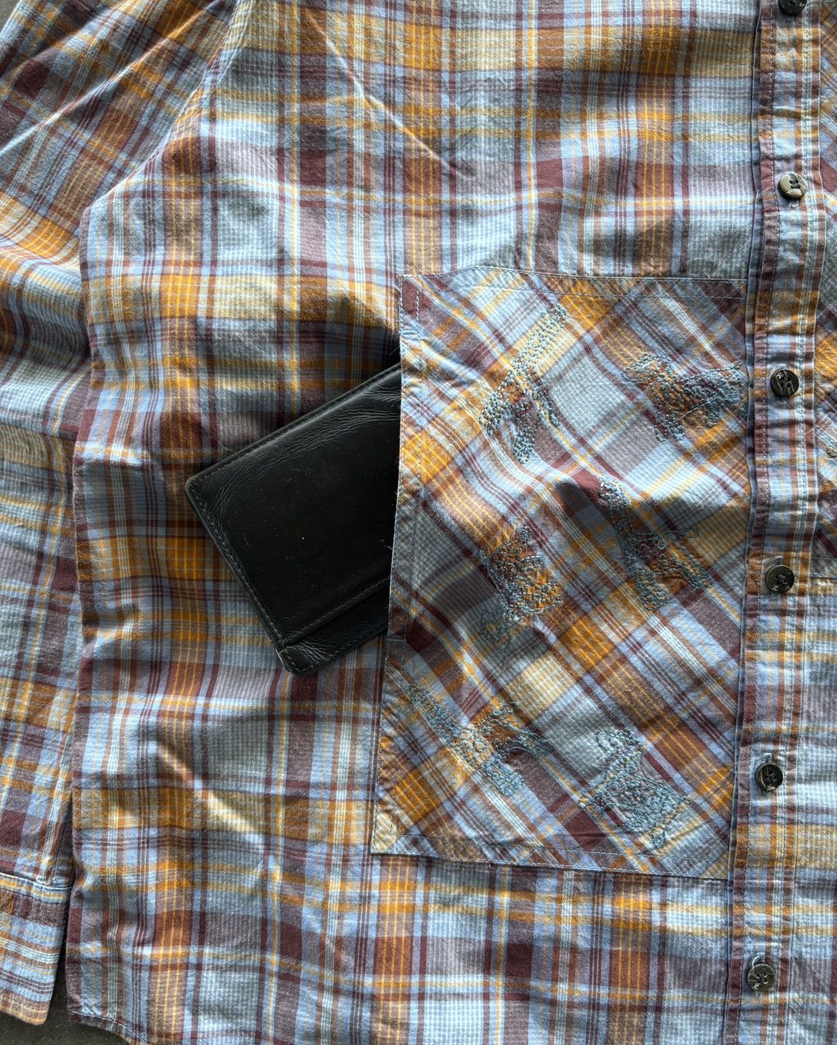 Hai Sporting Gear × Issey Miyake × Japanese Brand Hai Sporting Gear Issey Miyake Design Button Up Shirt Size US M / EU 48-50 / 2 - 5 Thumbnail