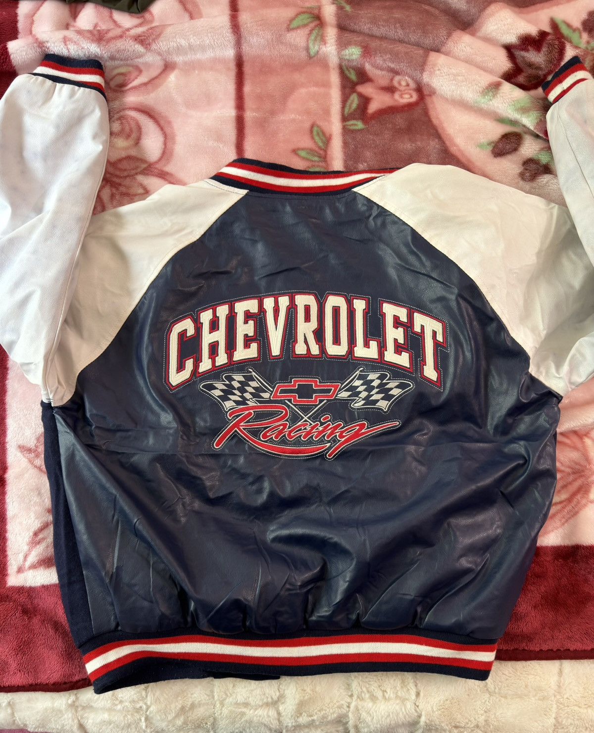 Steve And Barrys Steve & Barry’s Vintage Chevy Racing Jacket Size US M / EU 48-50 / 2 - 2 Thumbnail