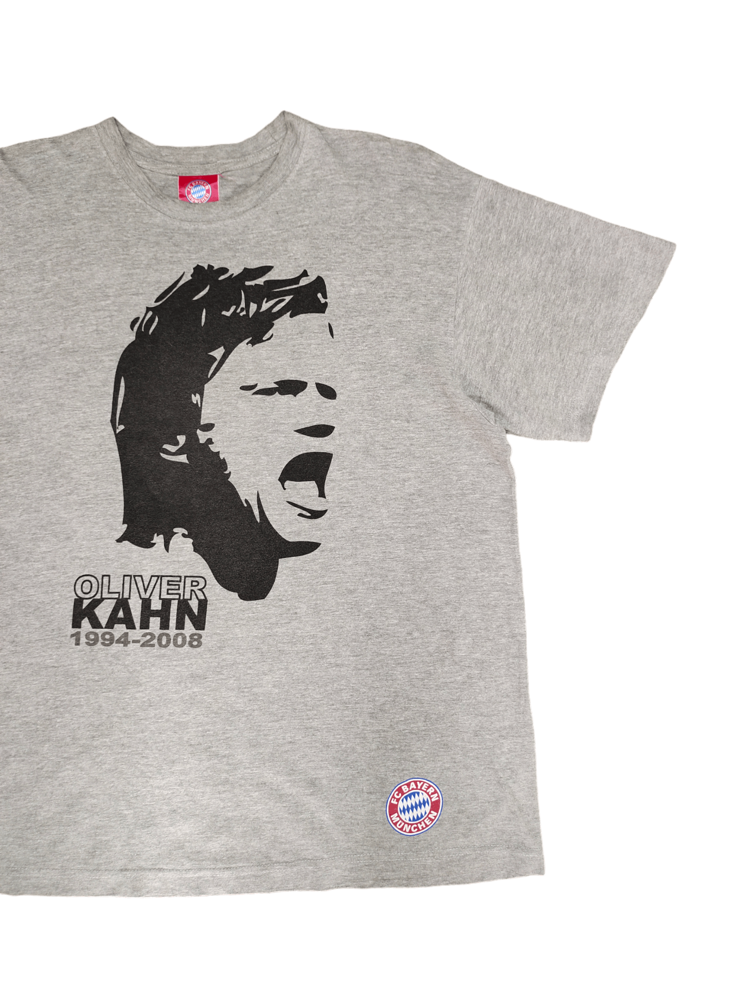 Vintage Vintage FC Bayern Munich Oliver Kahn 1994-2008 T-Shirt Size US L / EU 52-54 / 3 - 5 Thumbnail
