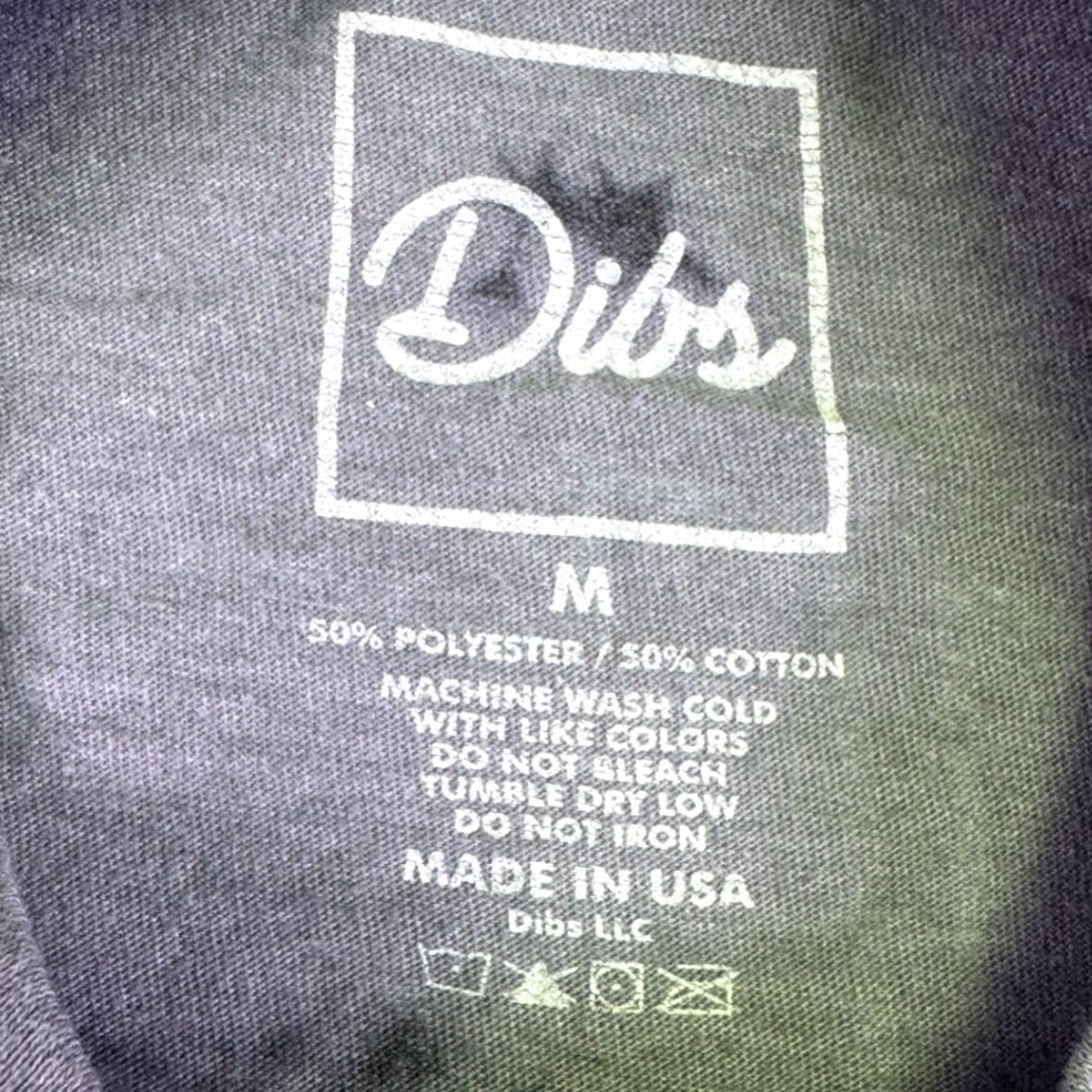 Vintage Dibs Shirt Men's M Long Sleeve Tie Dye T-Shirt Grey Black Made in USA Size US M / EU 48-50 / 2 - 5 Thumbnail