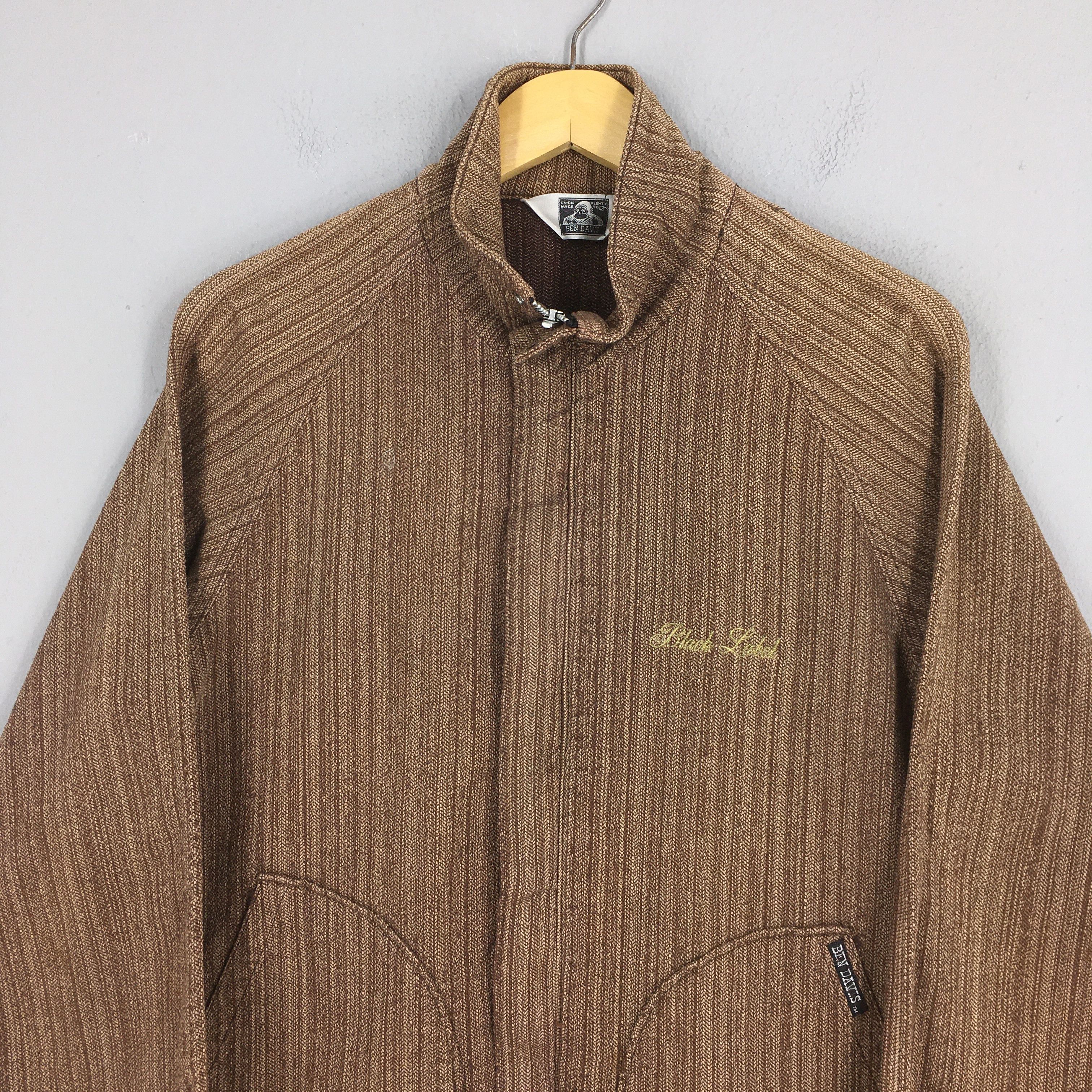 Ben Davis Vintage 1990s Ben Davis Brown Herringbone Jacket M Size US M / EU 48-50 / 2 - 2 Thumbnail
