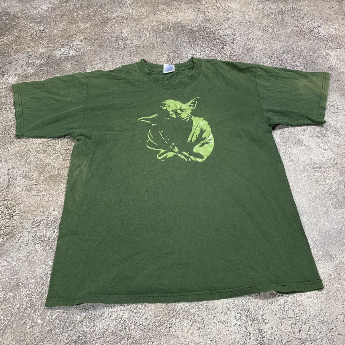 Vintage Vintage 90s Sun Faded Yoda Graphic Tee Streetwear Cropped L Size US L / EU 52-54 / 3 - 2 Thumbnail