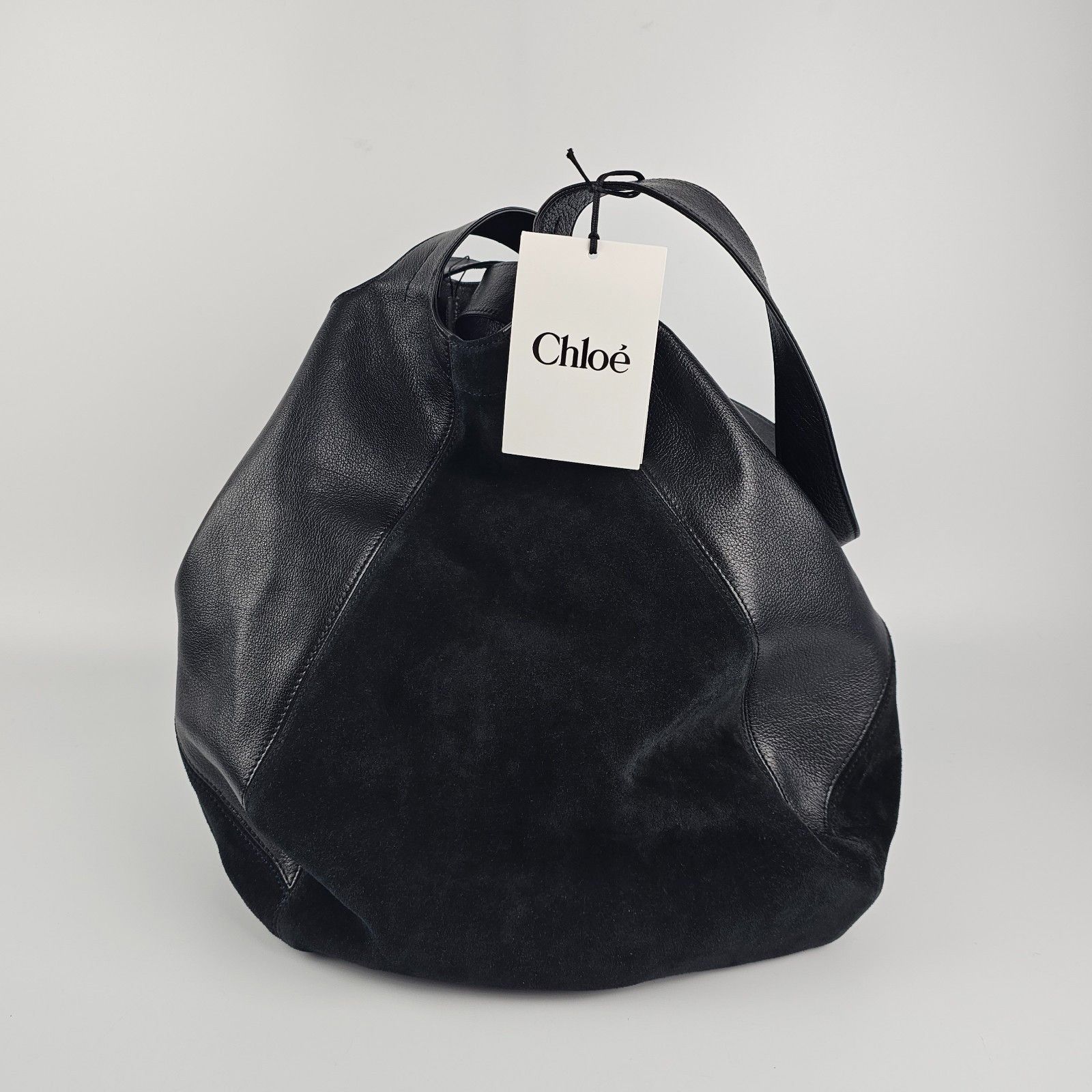 Chloe Chloe Balloon Black Leather Shoulder Bag New & Authentic Size ONE SIZE - 8 Thumbnail