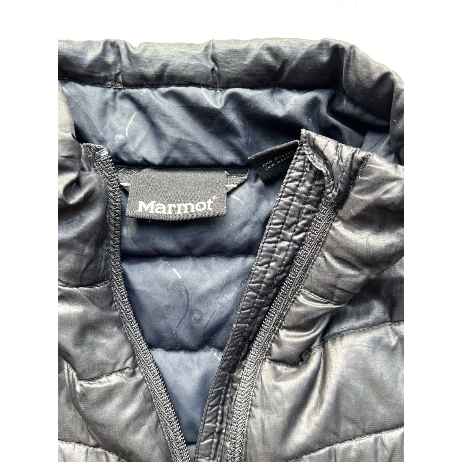 Marmot Marmot Women's Puffer Jacket Black 800 Down XS Full-Zip Packable Down Outdoor Jacket Size S / US 4 / IT 40 - 3 Thumbnail