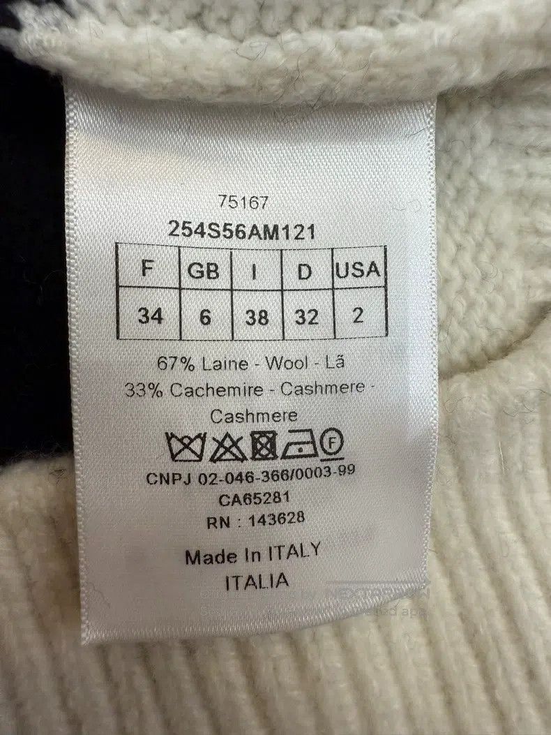Dior Dior Lucky Number 8 Hooded Knitwear sweater Size XXS / US 00 / IT 34 - 5 Thumbnail