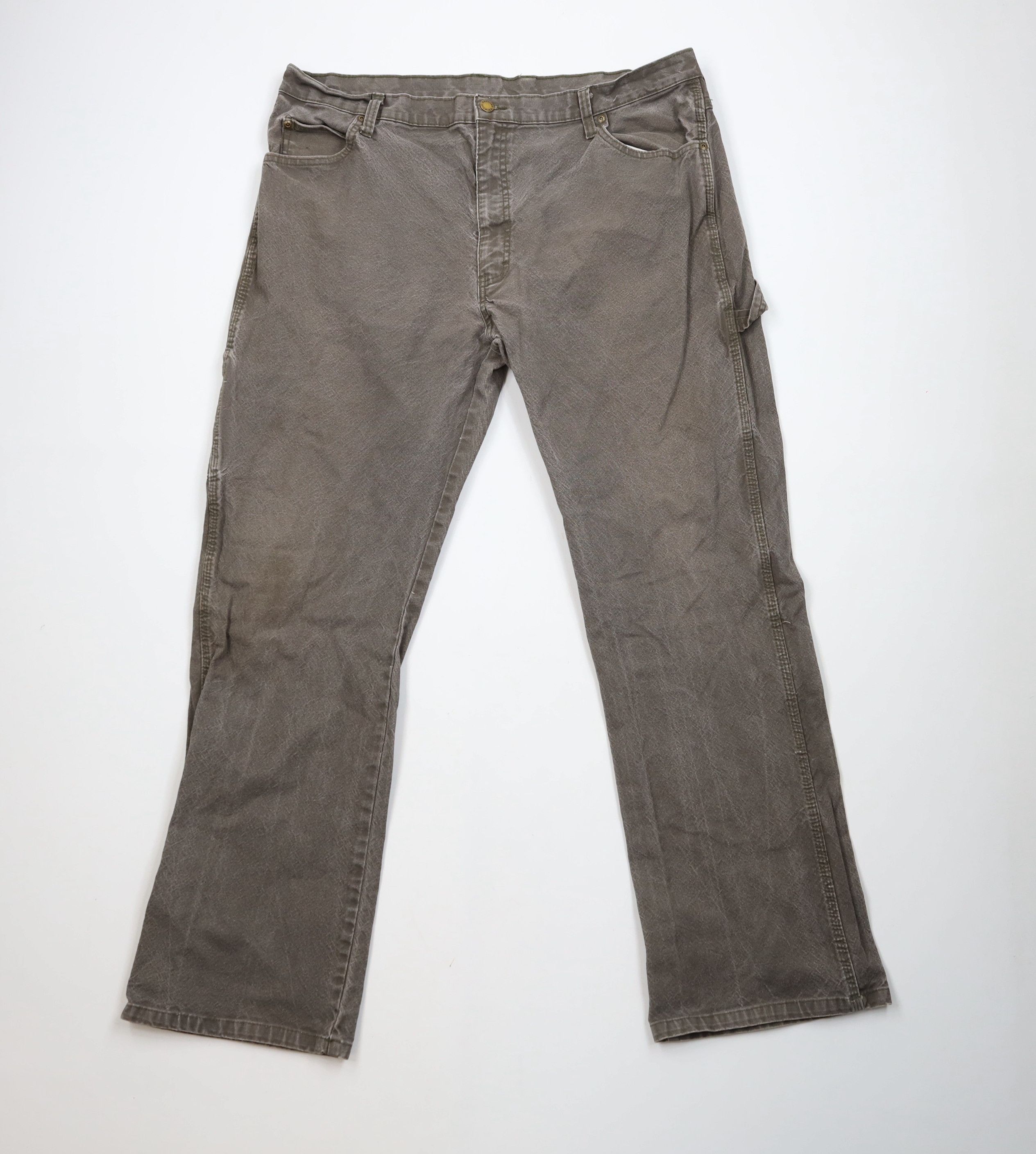 Dickies Vintage Dickies Spell Canvas Wide Leg Dungaree Pants Breen Size US 40 / EU 56 - 1 Thumbnail