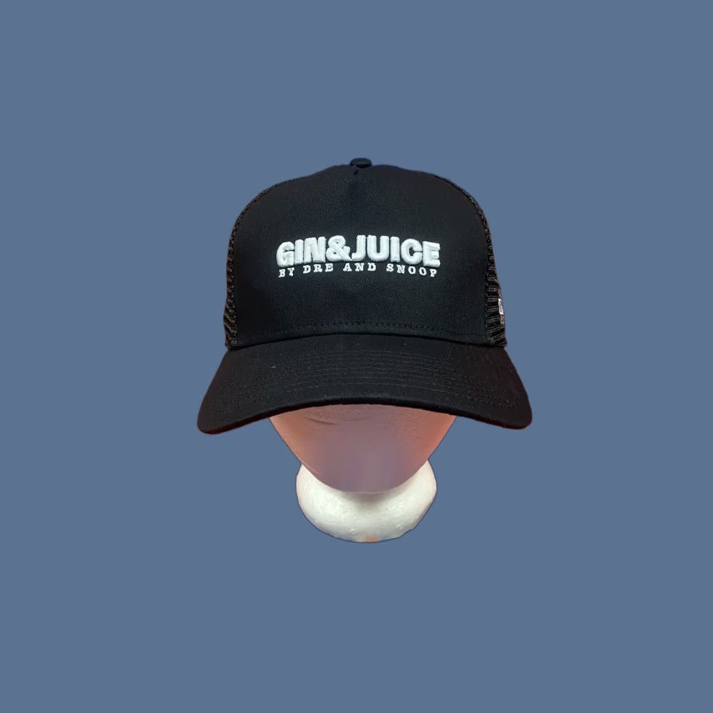 Vintage VINTAGE Gin & Juice By Dr Dre & Snoop Dog Parental Advisory Black Snapback Hat Deadstock Hats Snapback Mens One Size Hip Hop 90s Music Size ONE SIZE - 1 Thumbnail