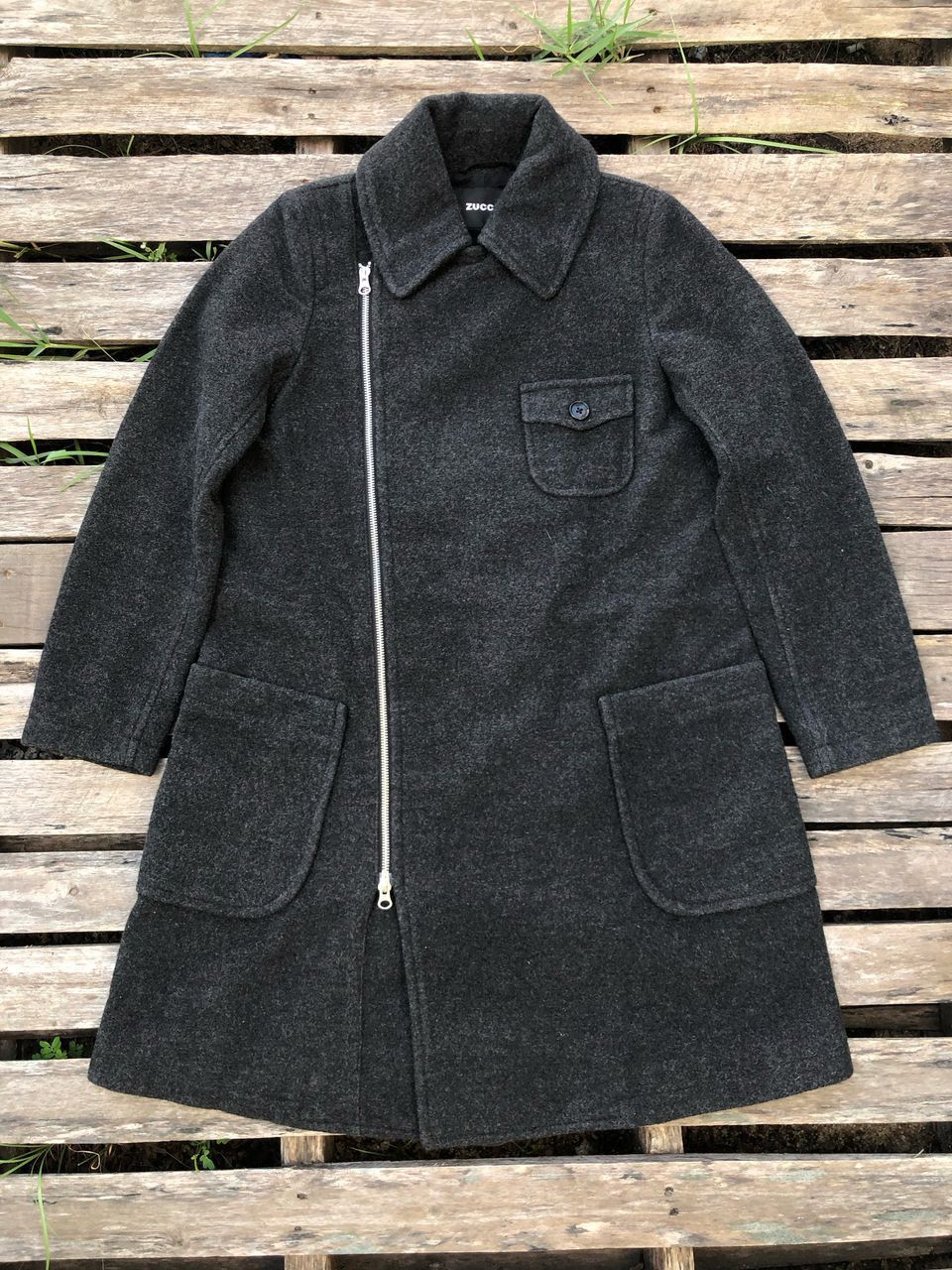 Issey Miyake × Japanese Brand × Zucca Vintage Zucca by Issey Miyake Wool Jacket Size US S / EU 44-46 / 1 - 1 Thumbnail