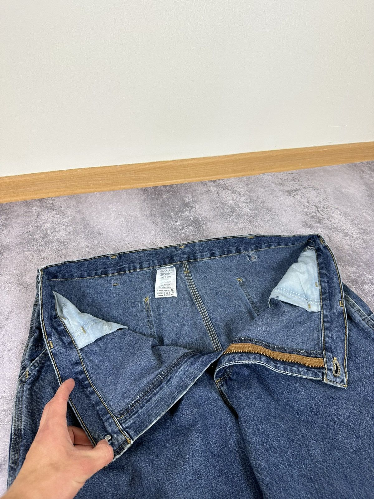 Carhartt Vintage Carhartt USA Cargo Carpenter Baggy Work Pants Jeans Size US 40 / EU 56 - 16 Thumbnail