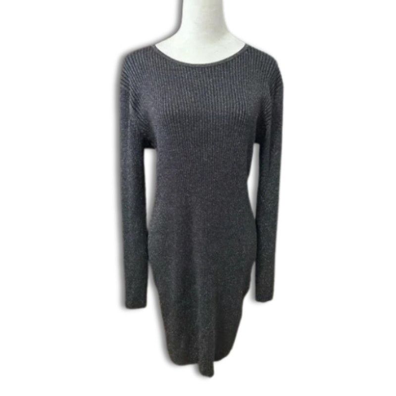 Other UK Open Edit Knit Sweater Dress Metallic Black Women's XL NWOT Size XL / US 12-14 / IT 48-50 - 1 Thumbnail