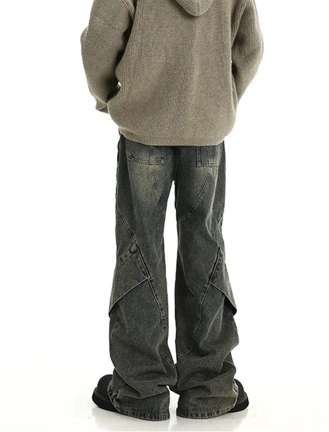 Jean Flared Baggy Denim Jeans Size US 29 - 5 Thumbnail