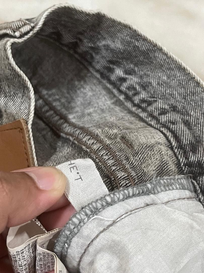 Japanese Brand MUHE.T Baggy Distressed Denim Balenciaga Style Size 27" / US 4 / IT 40 - 19 Thumbnail