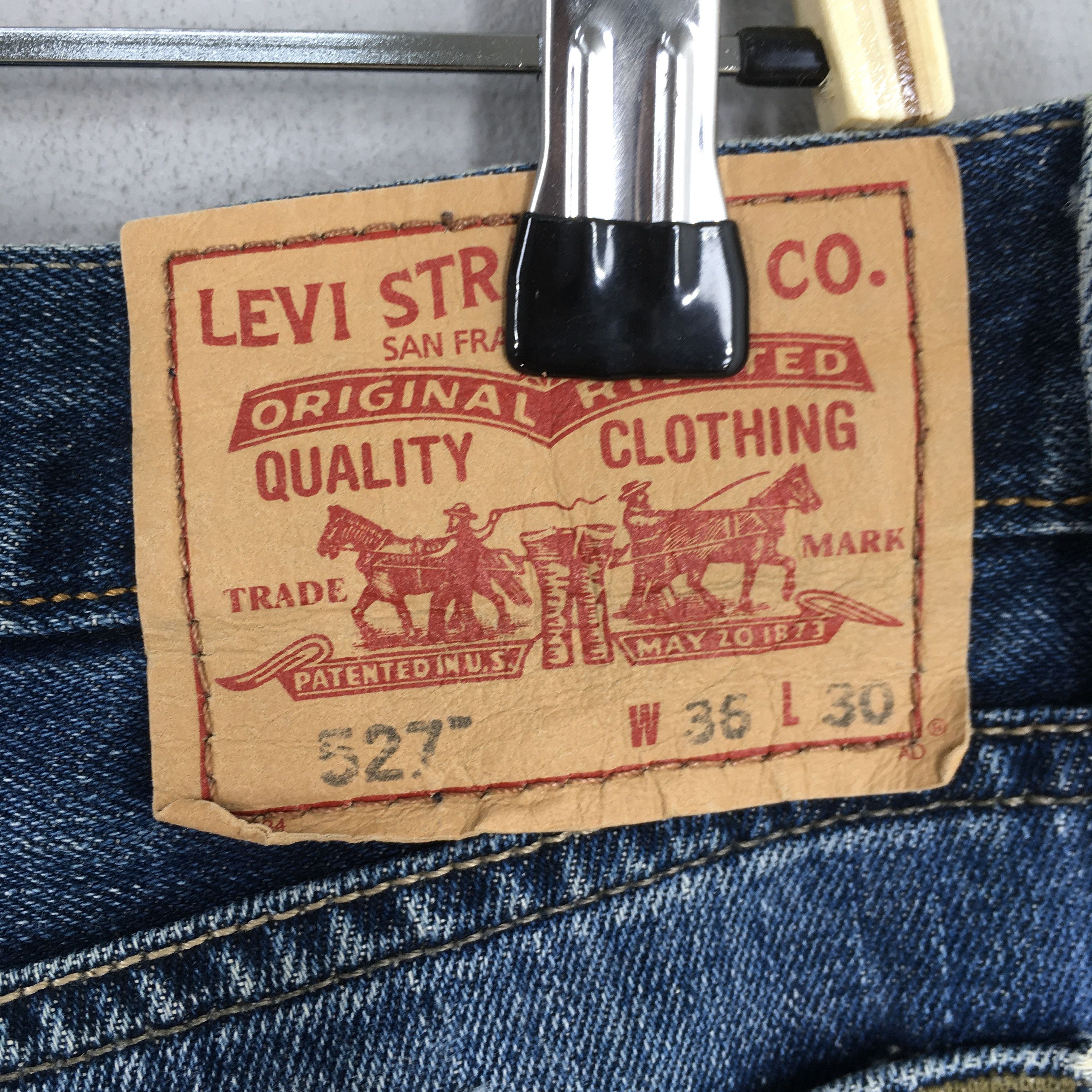 Levi's Size 34x29 Vintage Levi's 527 Low Bootcut Jeans S196 Size US 34 / EU 50 - 12 Thumbnail