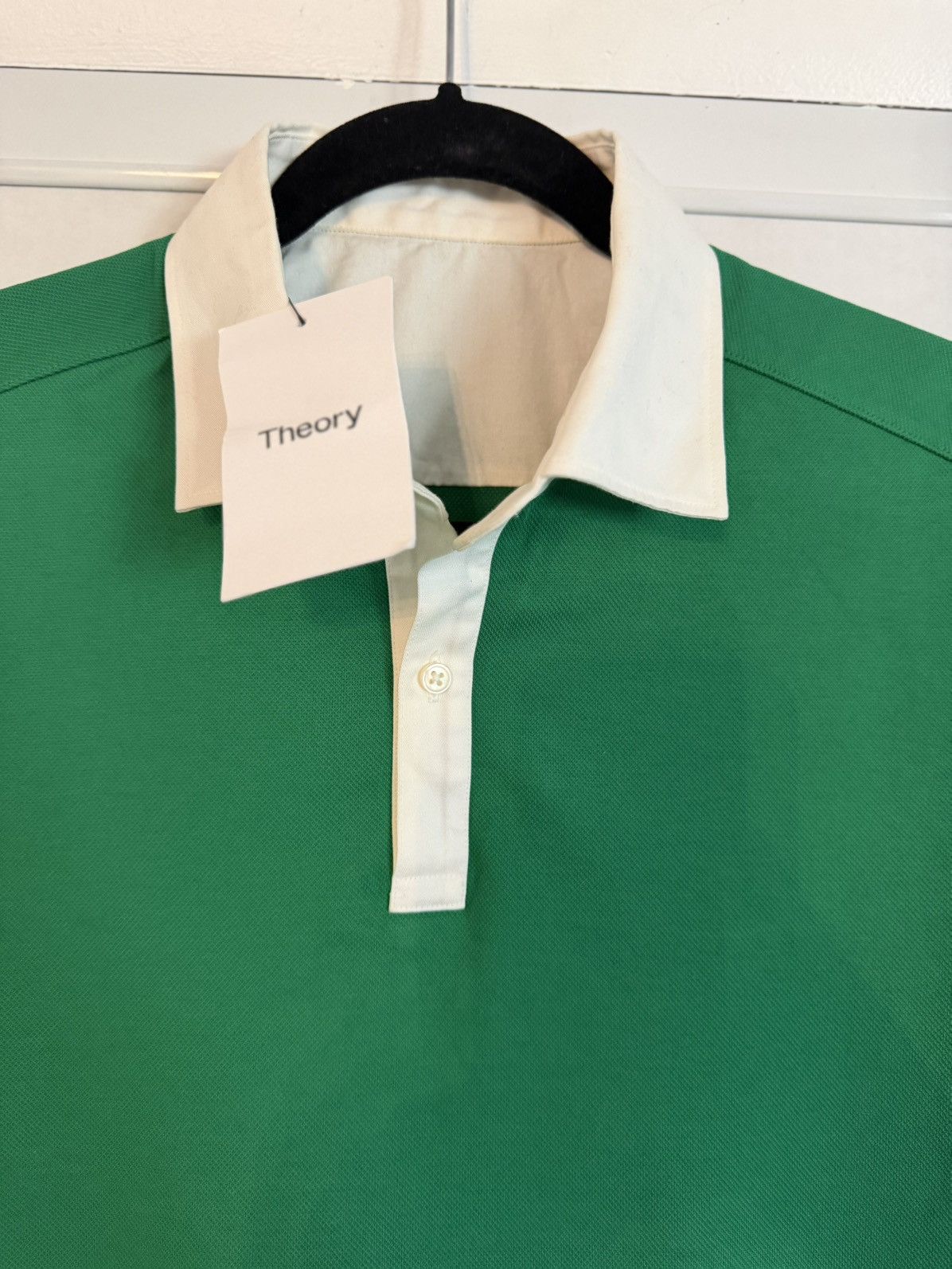 Theory THEORY GREEN POLO SHIRT Size US M / EU 48-50 / 2 - 12 Thumbnail