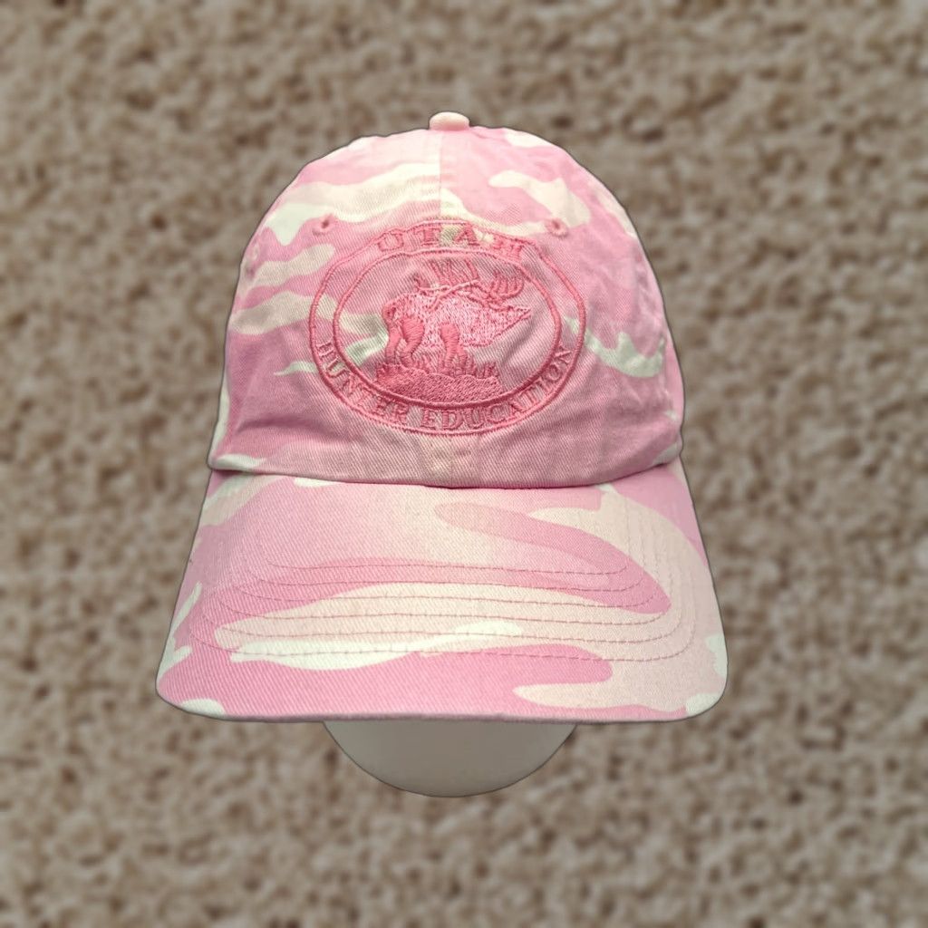 Port Authority Port Authority Pink Camouflage Cotton Hat Cap Strap Back Womens One Size Ball Cap Size ONE SIZE - 1 Thumbnail