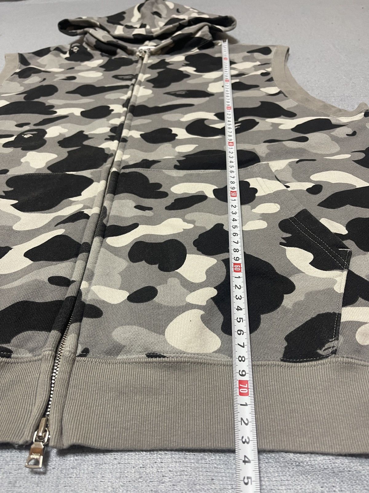 Bape × Nigo Bape Silver Camo Vest Hoodie Size US XL / EU 56 / 4 - 12 Thumbnail