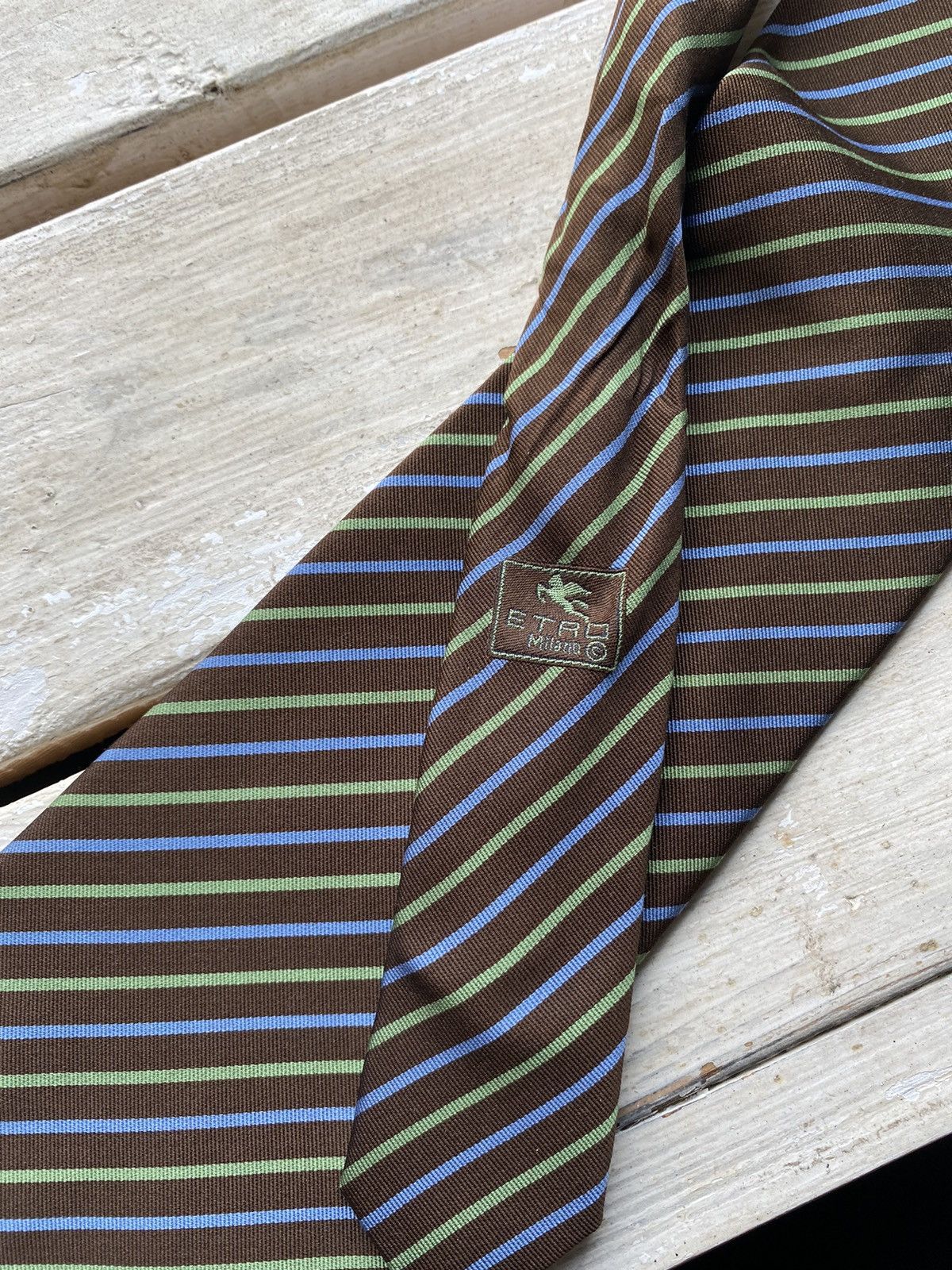 Etro Etro Milano Silk Flowers Polka Dot Tie Size ONE SIZE - 8 Thumbnail