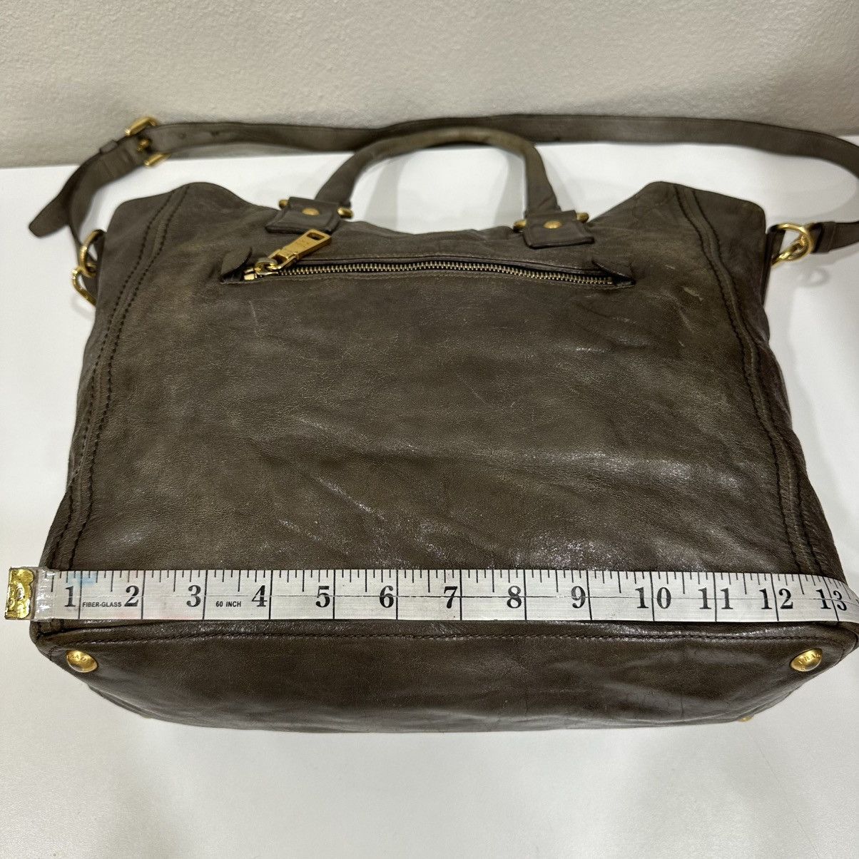 Prada PRADA LUCIDA VITELLO SHINE LETAHER TWO WAY TOTE BAG Size ONE SIZE - 10 Thumbnail