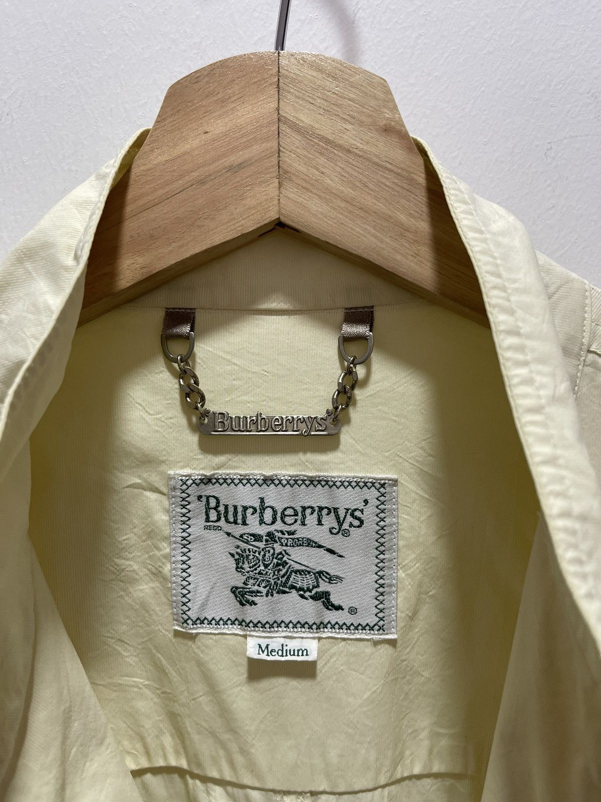 Burberry × Vintage VINTAGE BURBERRY LOGO EMBROIDERY LIGHT JACKET Size US S / EU 44-46 / 1 - 8 Thumbnail