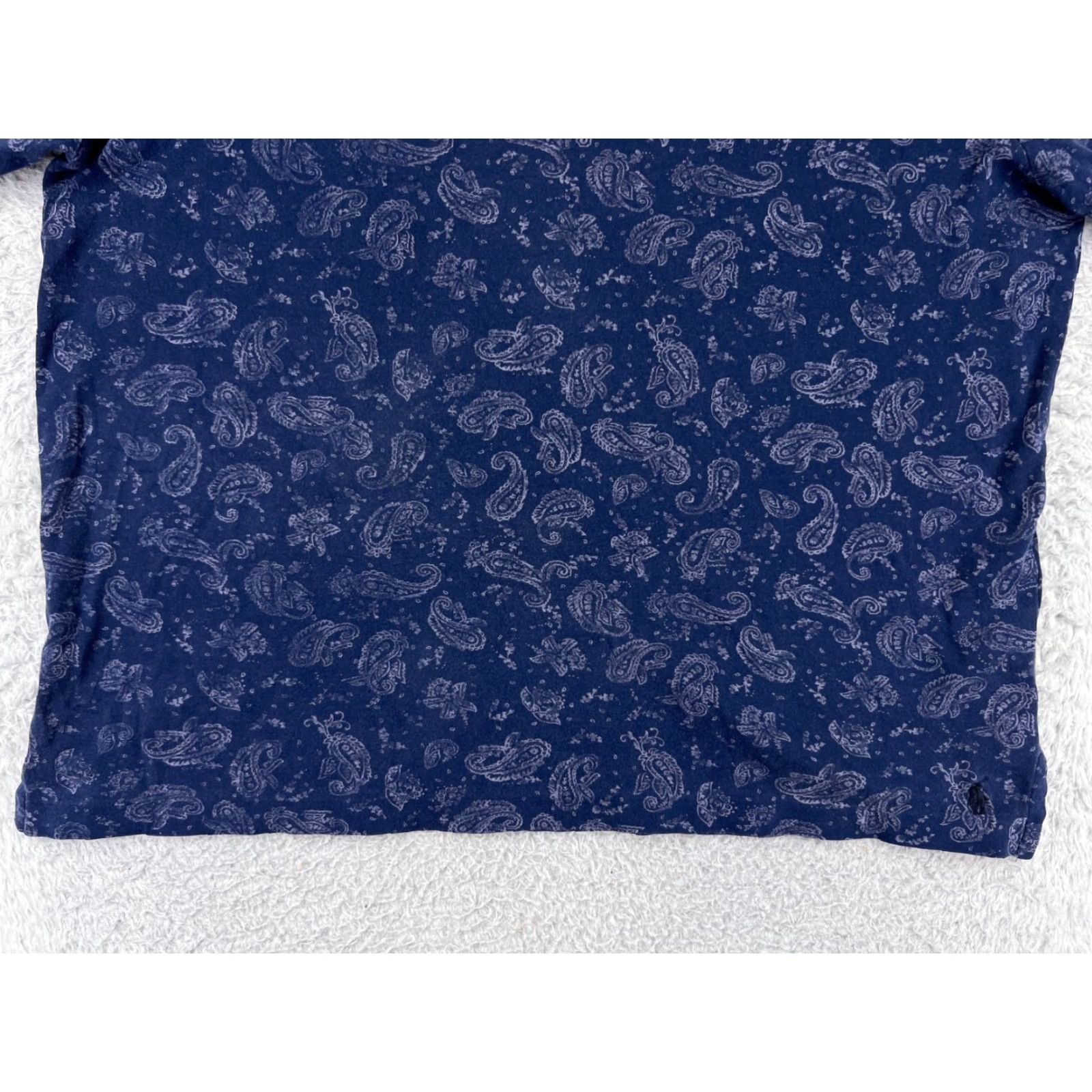 Ralph Lauren Ralph Lauren Polo Shirt Mens Large Blue Paisley 100% Cotton Relaxed Fit Polo Shirt for Golf Casual Activewear Size US L / EU 52-54 / 3 - 7 Thumbnail