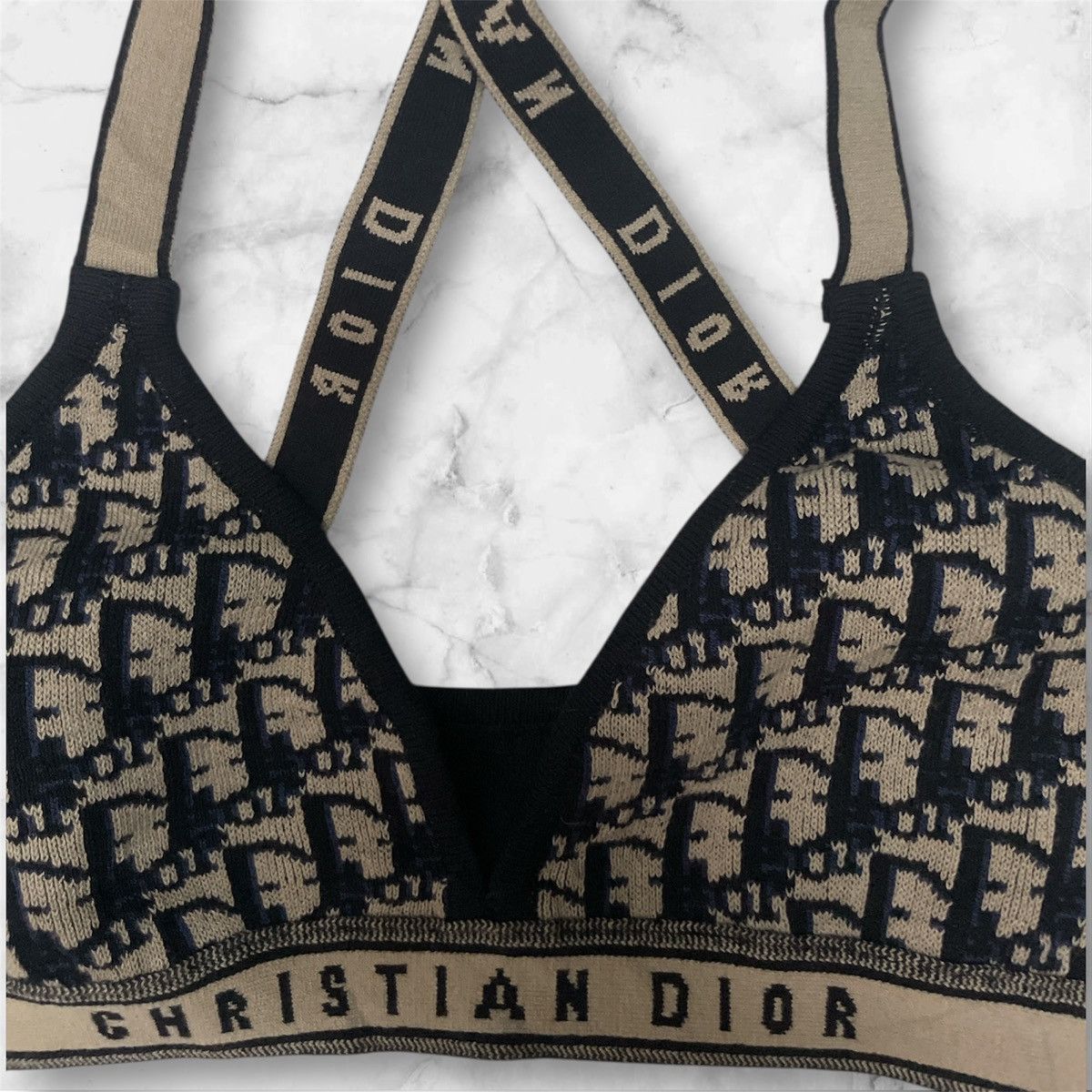 Christian Dior Monsieur Dior Oblique Bralette Size S / US 4 / IT 40 - 3 Thumbnail