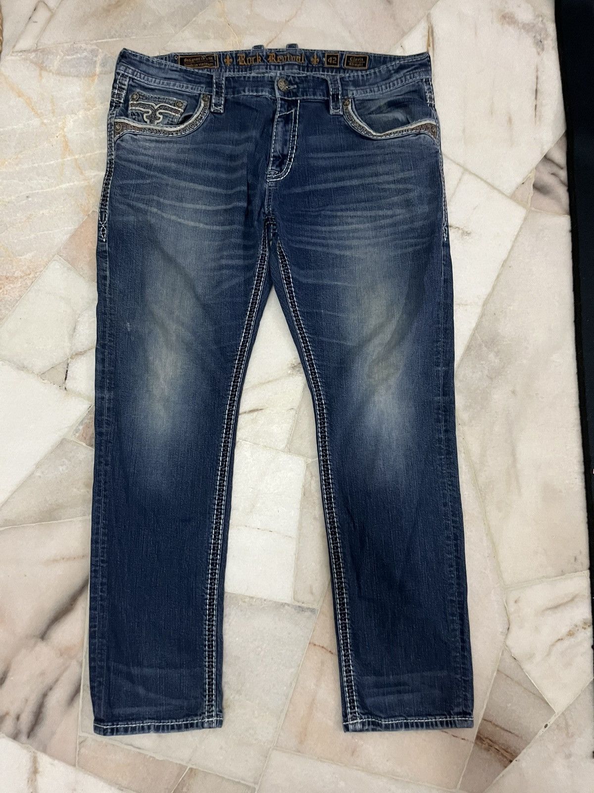 Rock Revival ROCK REVIVAL JEANS Size US 42 / EU 58 - 3 Thumbnail