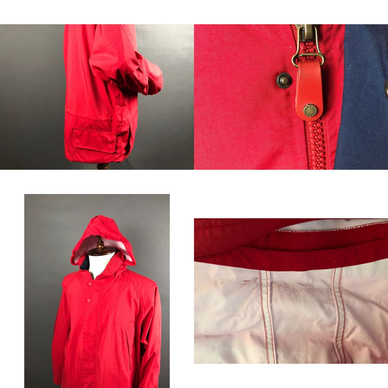 Paul & Shark Paul & Shark Jacket Men's Red Polyamide Full Zip Size XL Stowaway Hood Casual Outdoor Walking Windbreaker Size US XL / EU 56 / 4 - 9 Thumbnail