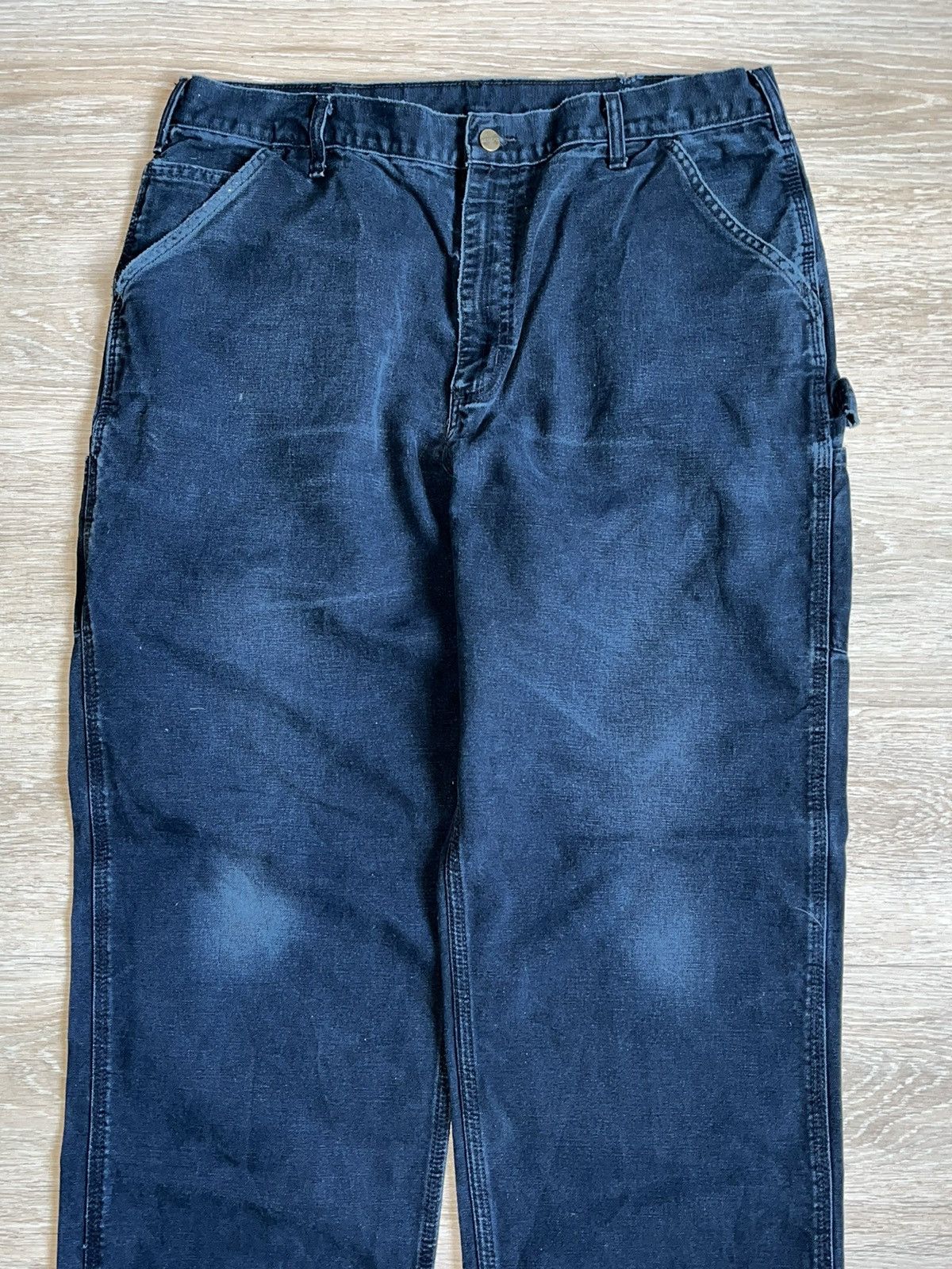 Vintage Crazy Y2K Faded Thrashed ERD Skater Wide Leg Carhartt Pants Size US 38 / EU 54 - 5 Thumbnail