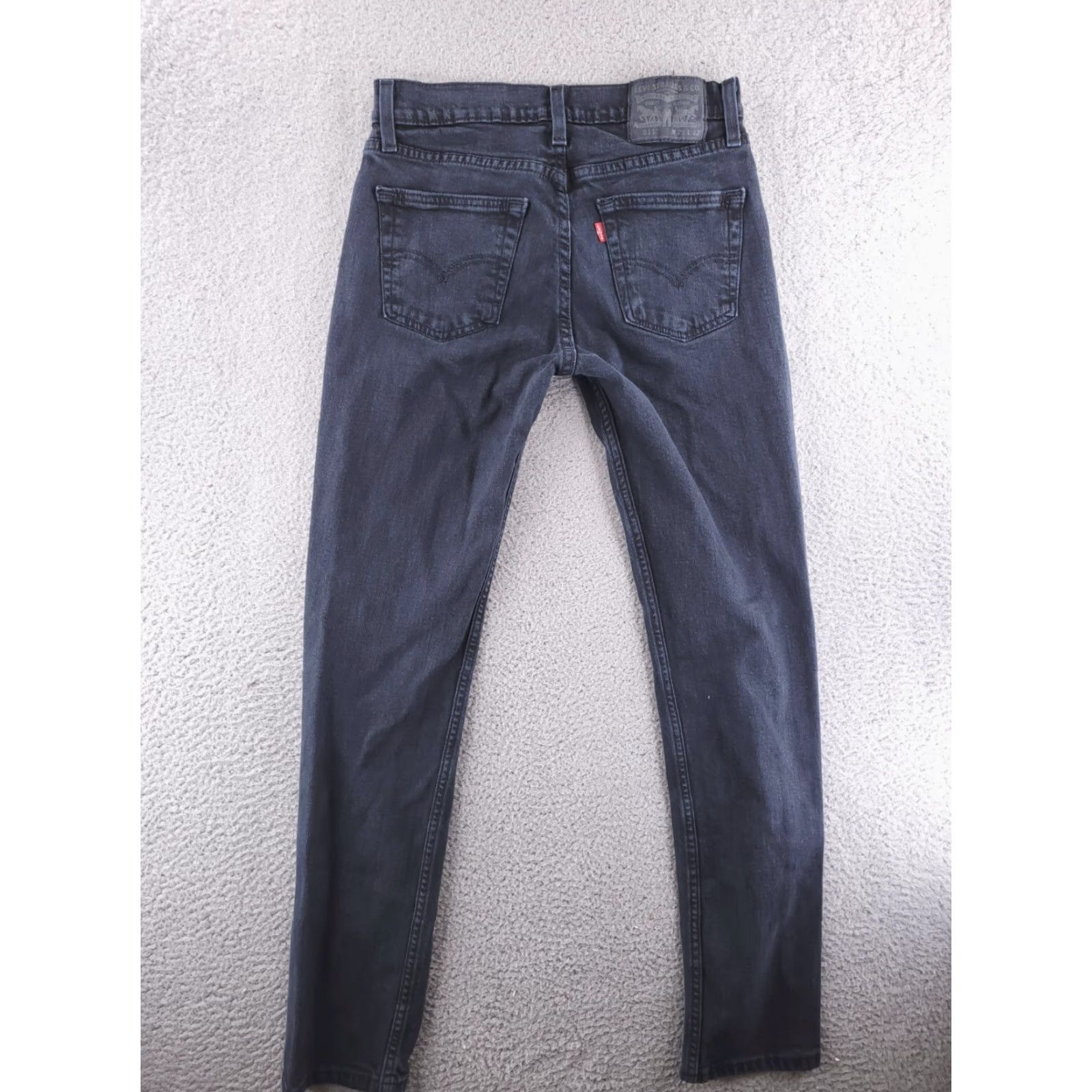 Levi's Levi's Jeans Skinny Black 29x32 Men Regular Denim Size US 29 - 3 Thumbnail