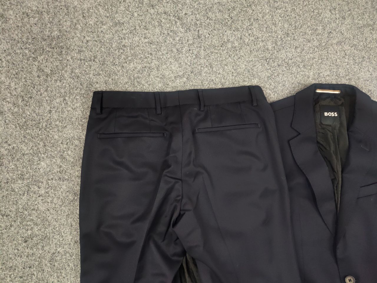 Hugo Boss Boss one the suit Design Navy Slim three-piece Blazer Pants Size 36R - 16 Thumbnail