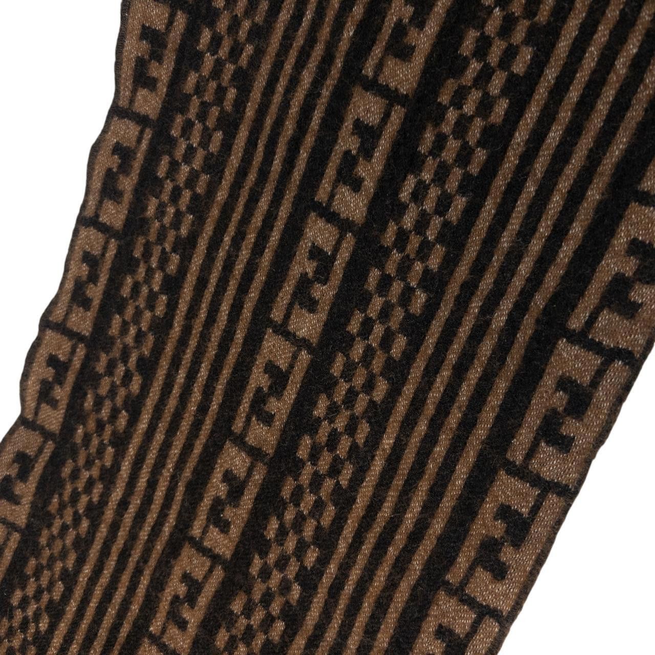 Fendi Vintage Fendi Monogram Wool Scarf Size ONE SIZE - 6 Thumbnail