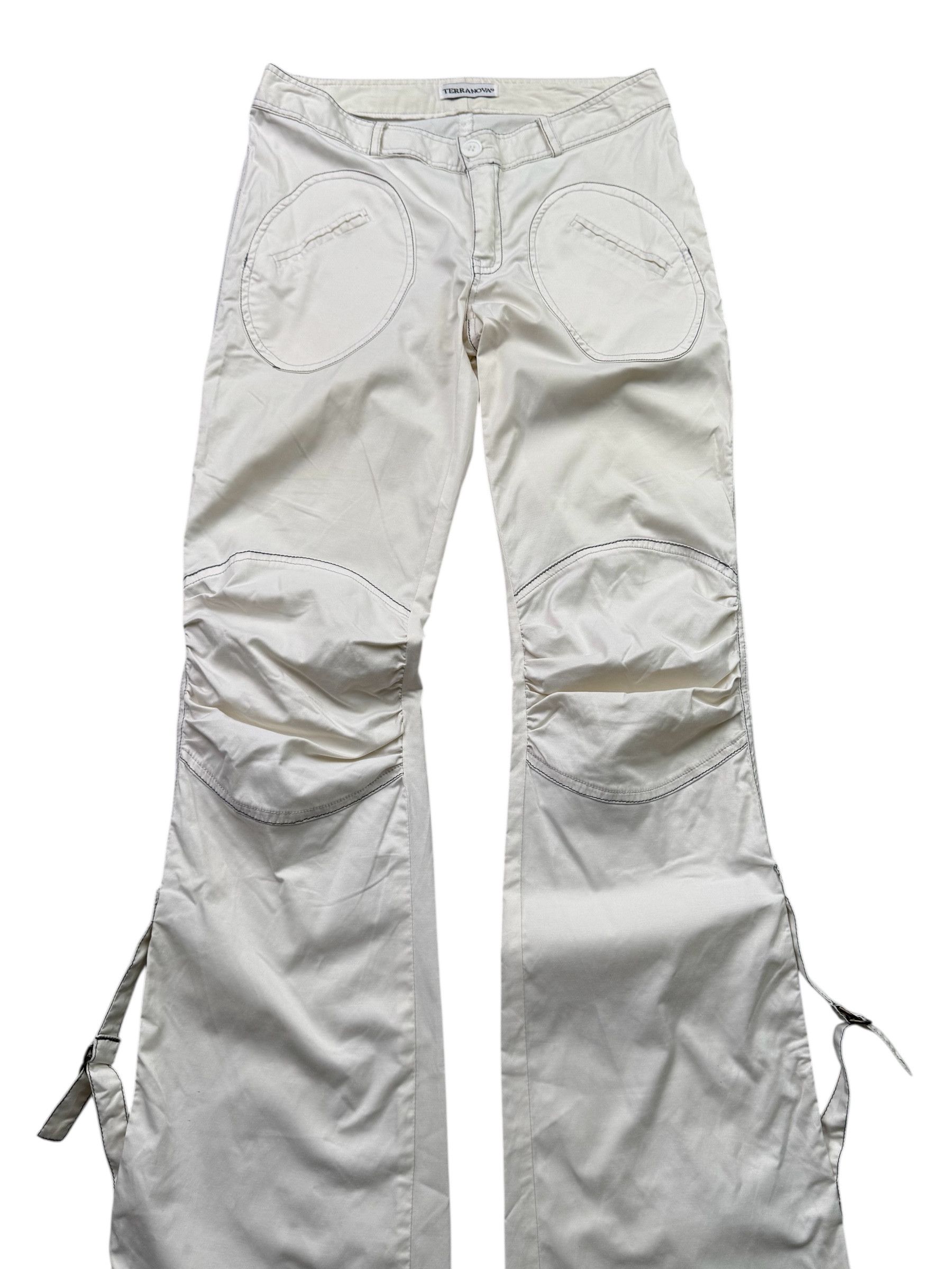 Japanese Brand Vintage Flare Pants With Bondage W484(V9) Size 25" / US 0 / IT 36 - 2 Thumbnail