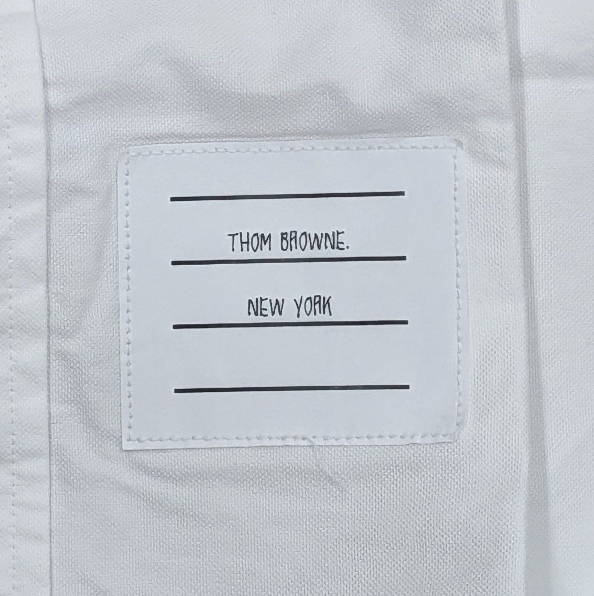 Thom Browne THOM BROWNE Longline SS Button Up Shirt White 1 - Small Size US S / EU 44-46 / 1 - 5 Thumbnail