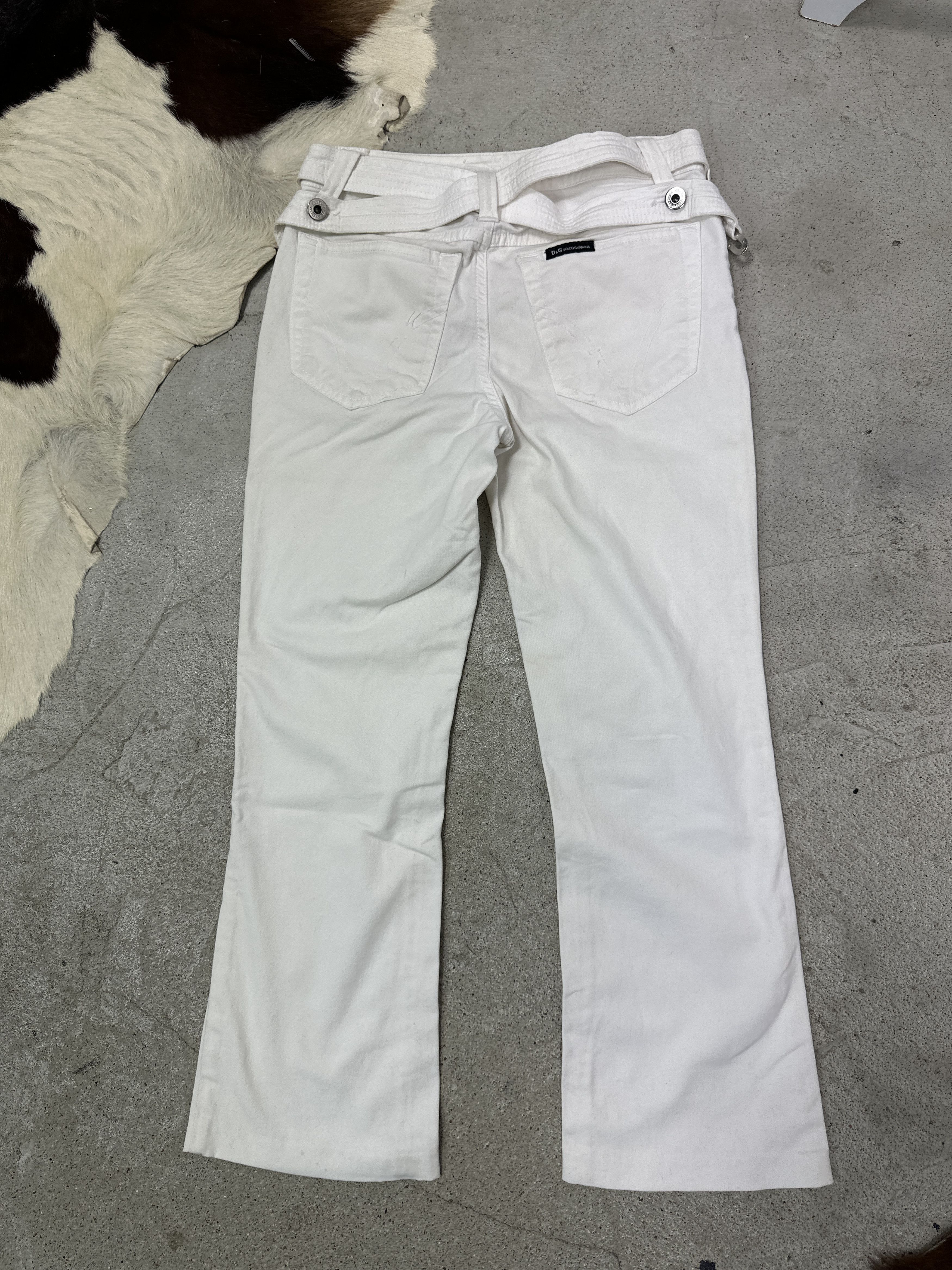 Dolce & Gabbana Vintage Old Money Capri Dolce & Gabbana Bondage Pants 00s Size 24" / US 00 / IT 34 - 2 Thumbnail