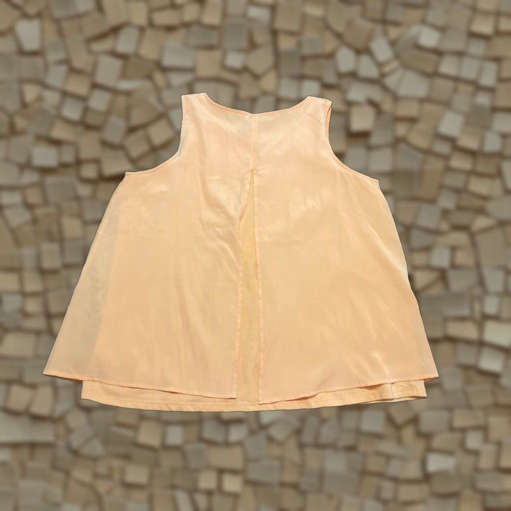 Vintage VINTAGE? Stylus Tank Top Womens Size Small Orange Sleeveless Cut Out Missing front Casual Regular Size S / US 4 / IT 40 - 1 Thumbnail