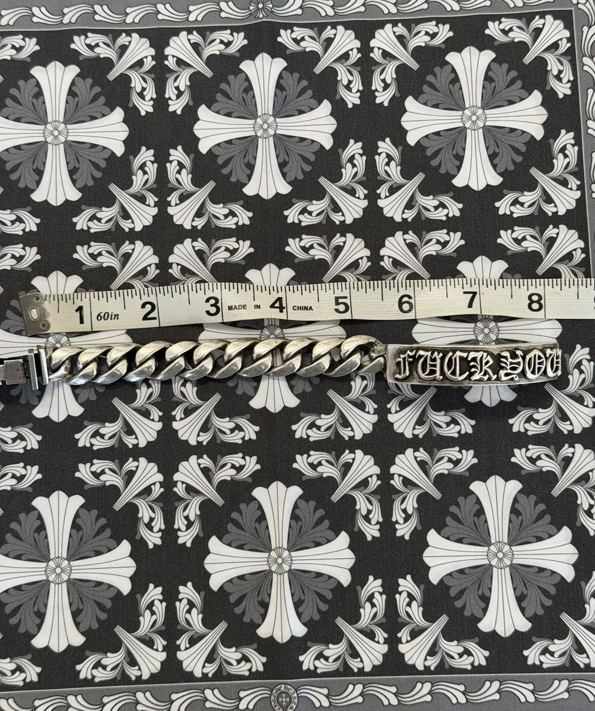 Chrome Hearts Chrome Hearts ‘Fuck You’ Bracelet Size ONE SIZE - 9 Thumbnail