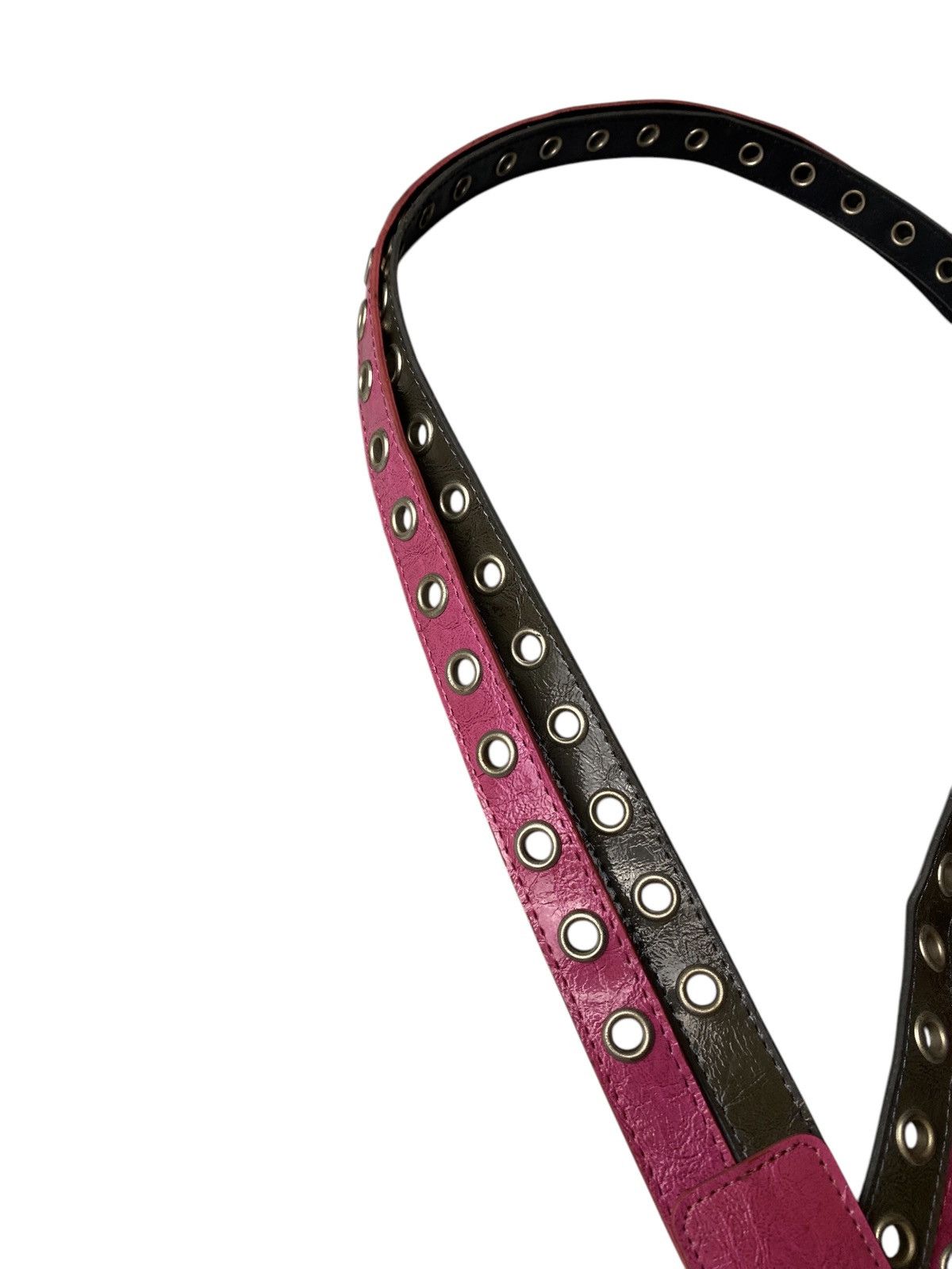 If Six Was Nine 2000's UGIZ Hybrid Ring Black Pink Y2K Belt Size ONE SIZE - 3 Thumbnail